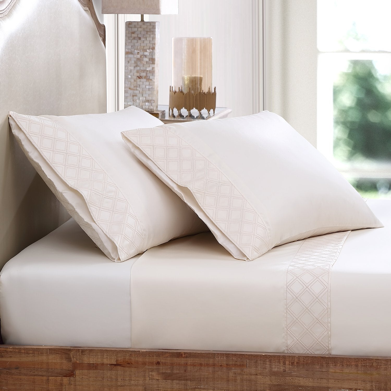 Hira Sheet Set | 100% Certified Giza Egyptian Cotton Sheet Set By Pure Parima
