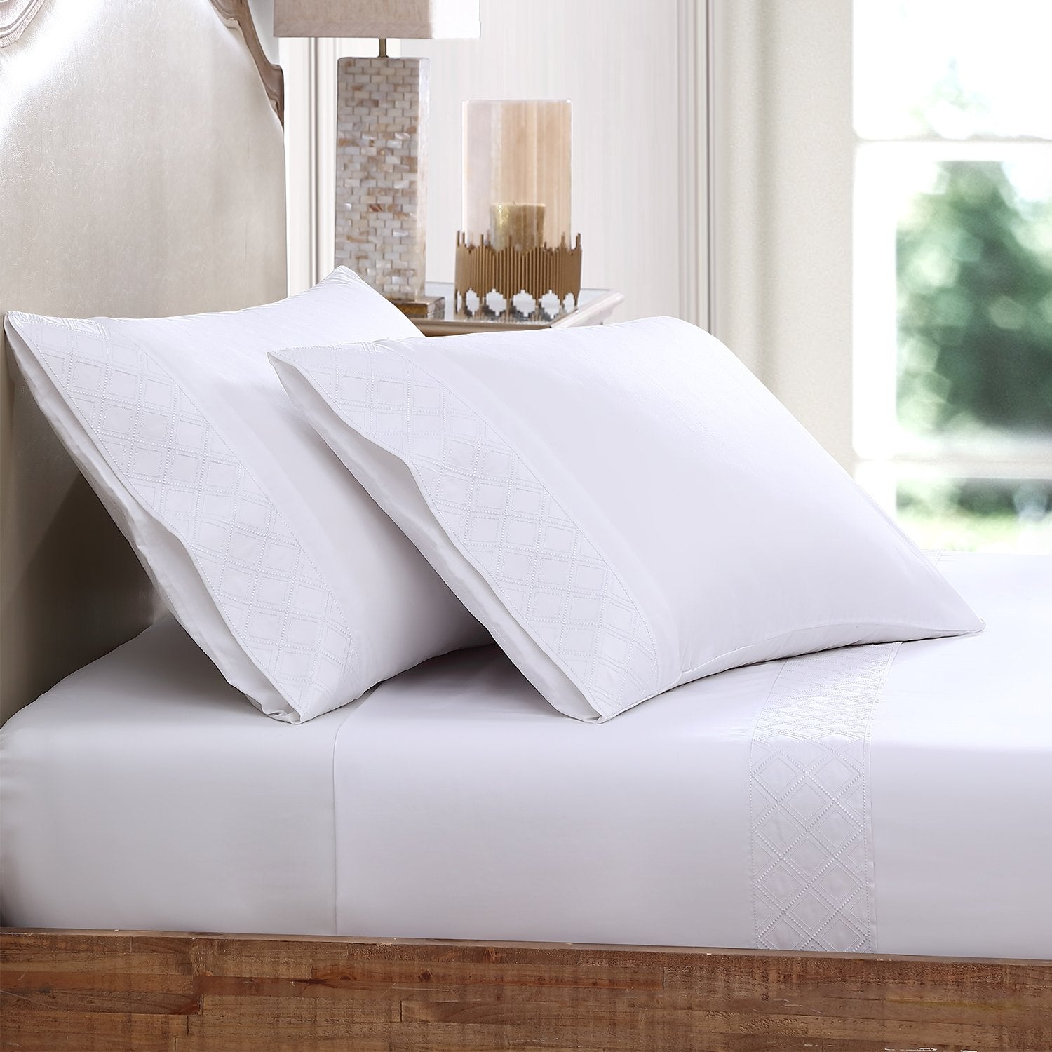 Hira Sheet Set | 100% Certified Giza Egyptian Cotton Sheet Set By Pure Parima