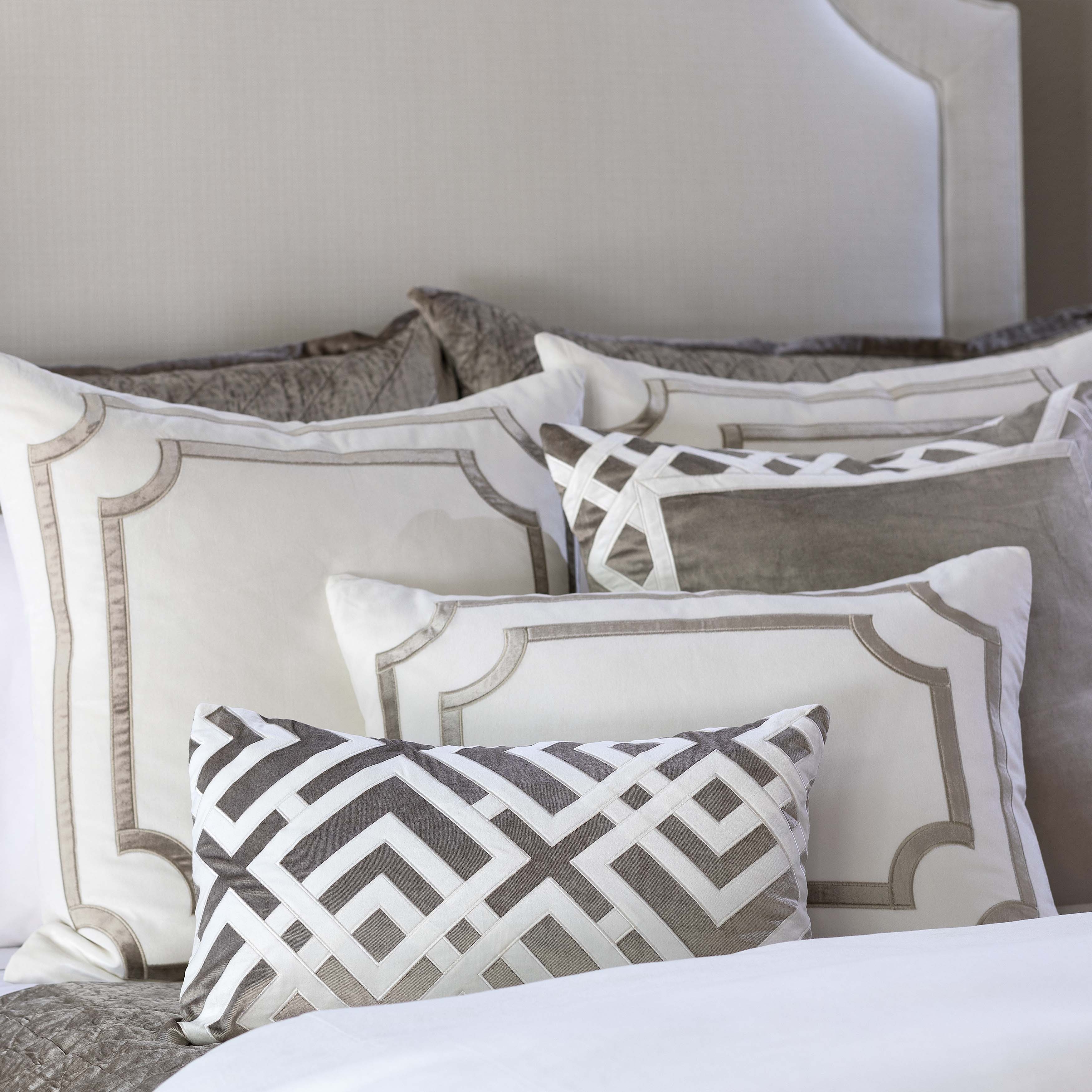 Soho Ivory/Fawn Matte Velvet Duvet Cover Duvet Covers By Lili Alessandra