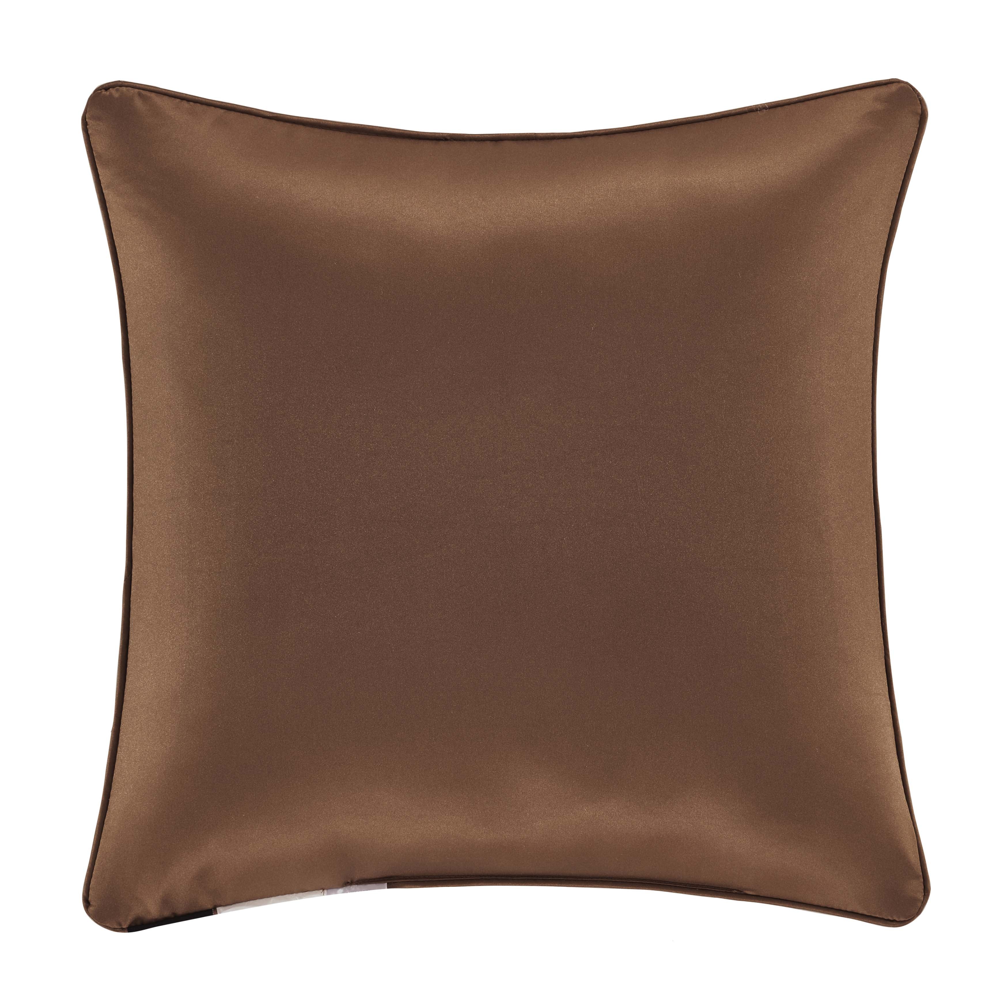 Surano Copper Square Decorative Throw Pillow 20" x 20" By J Queen Throw Pillows By J. Queen New York