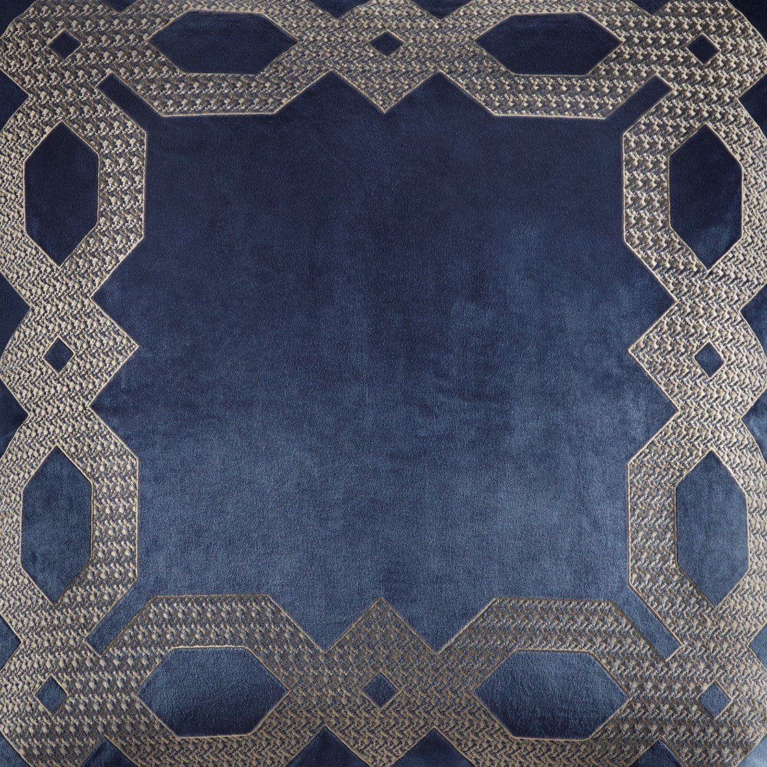 Valentina Navy Euro Sham Euro Sham By Croscill Home LLC