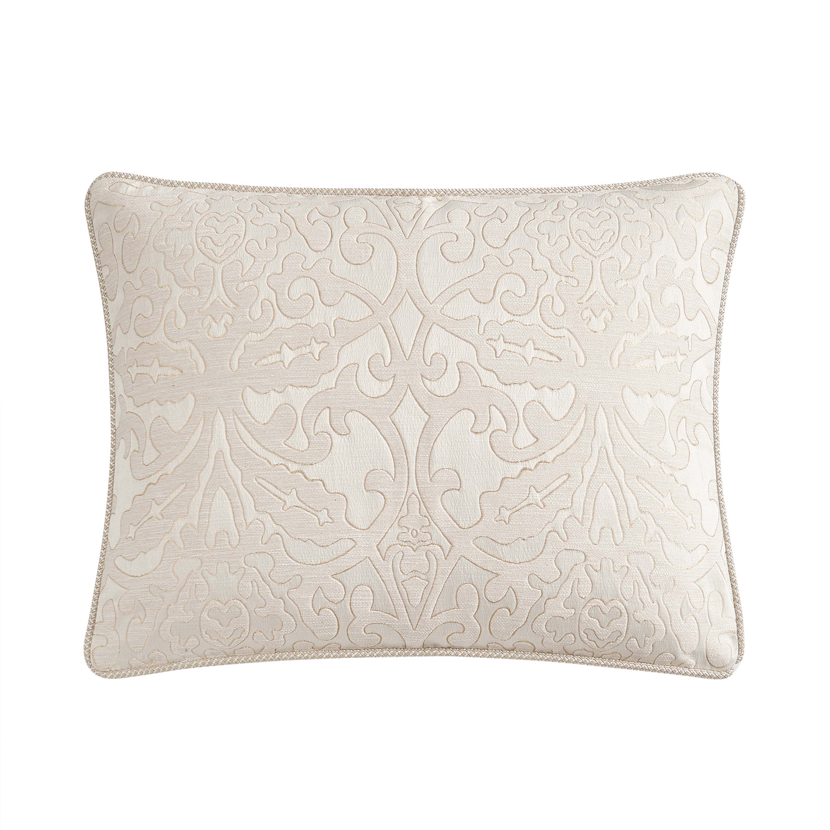 Waterford Valetta Ivory 6-Piece Comforter Set in King- Final Sale Comforter Sets By US Office - Latest-bedding