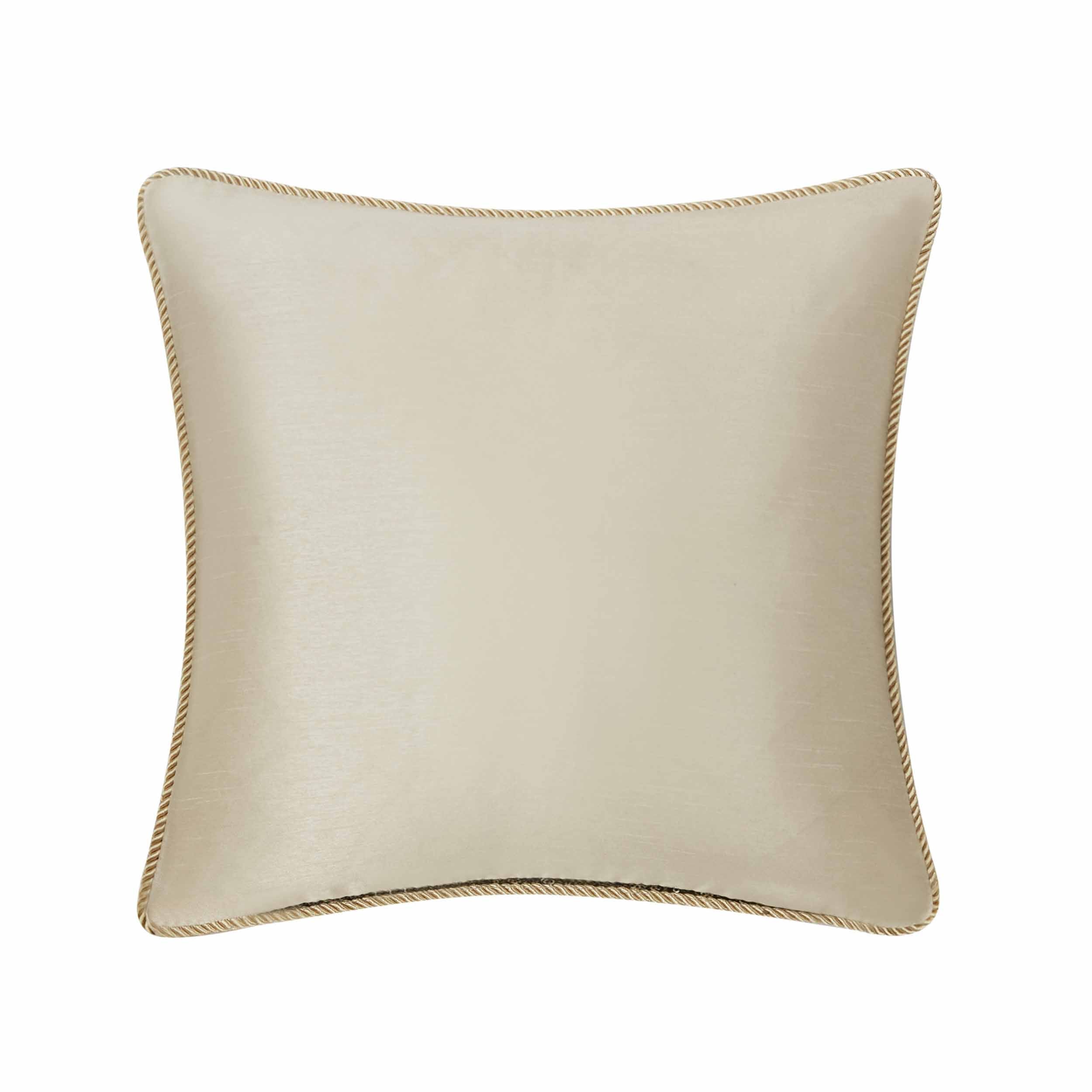 Vaughn Navy/Gold Decorative Throw Pillow Set of 3 Throw Pillows By Waterford