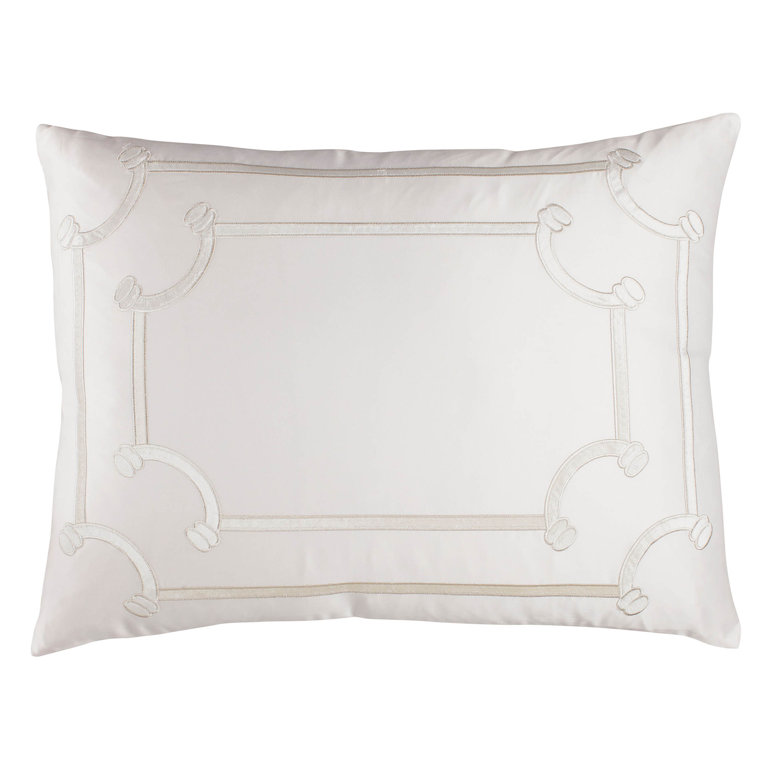 Vendome Ivory Pillow - Lili Alessandra Throw Pillows By Lili Alessandra