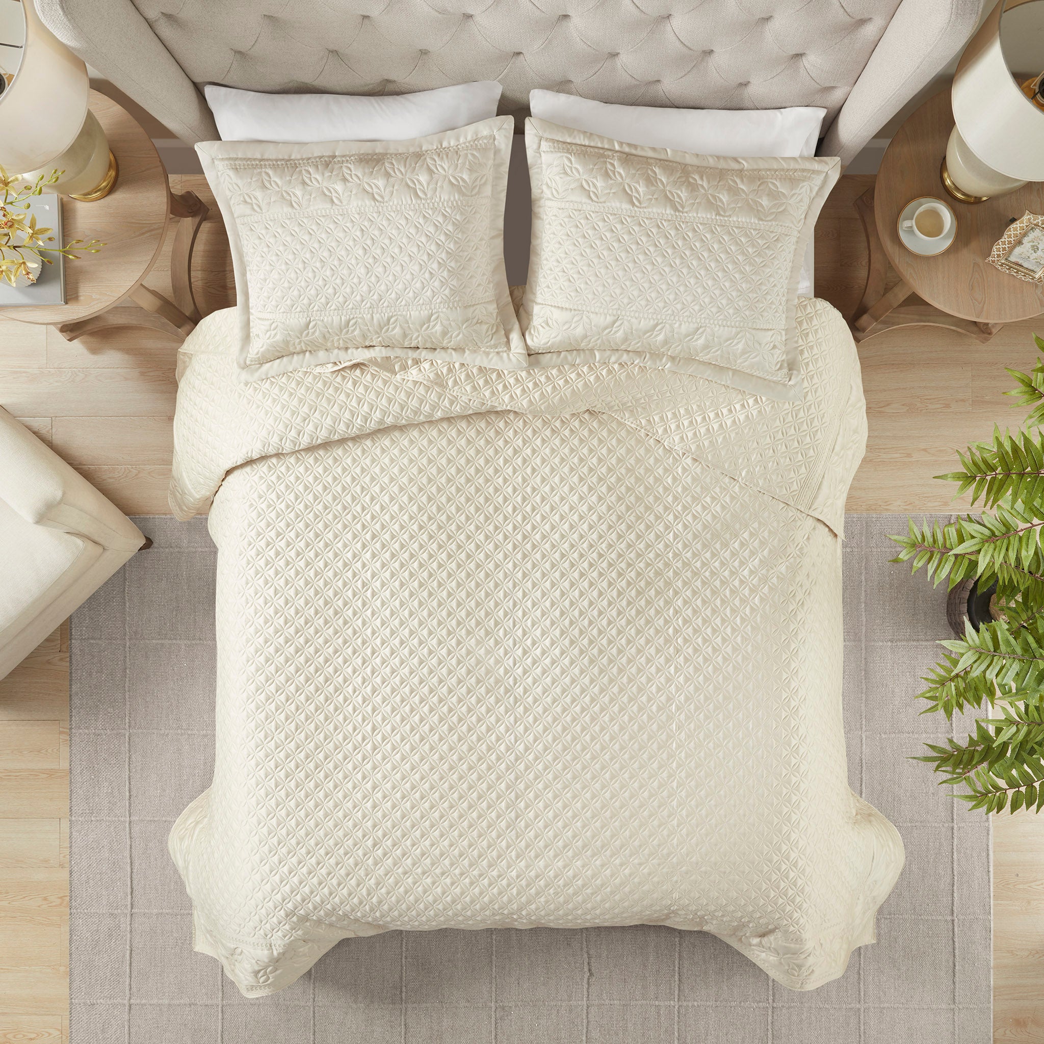 Versailles Champagne Coverlet Set Coverlet By Croscill Home LLC