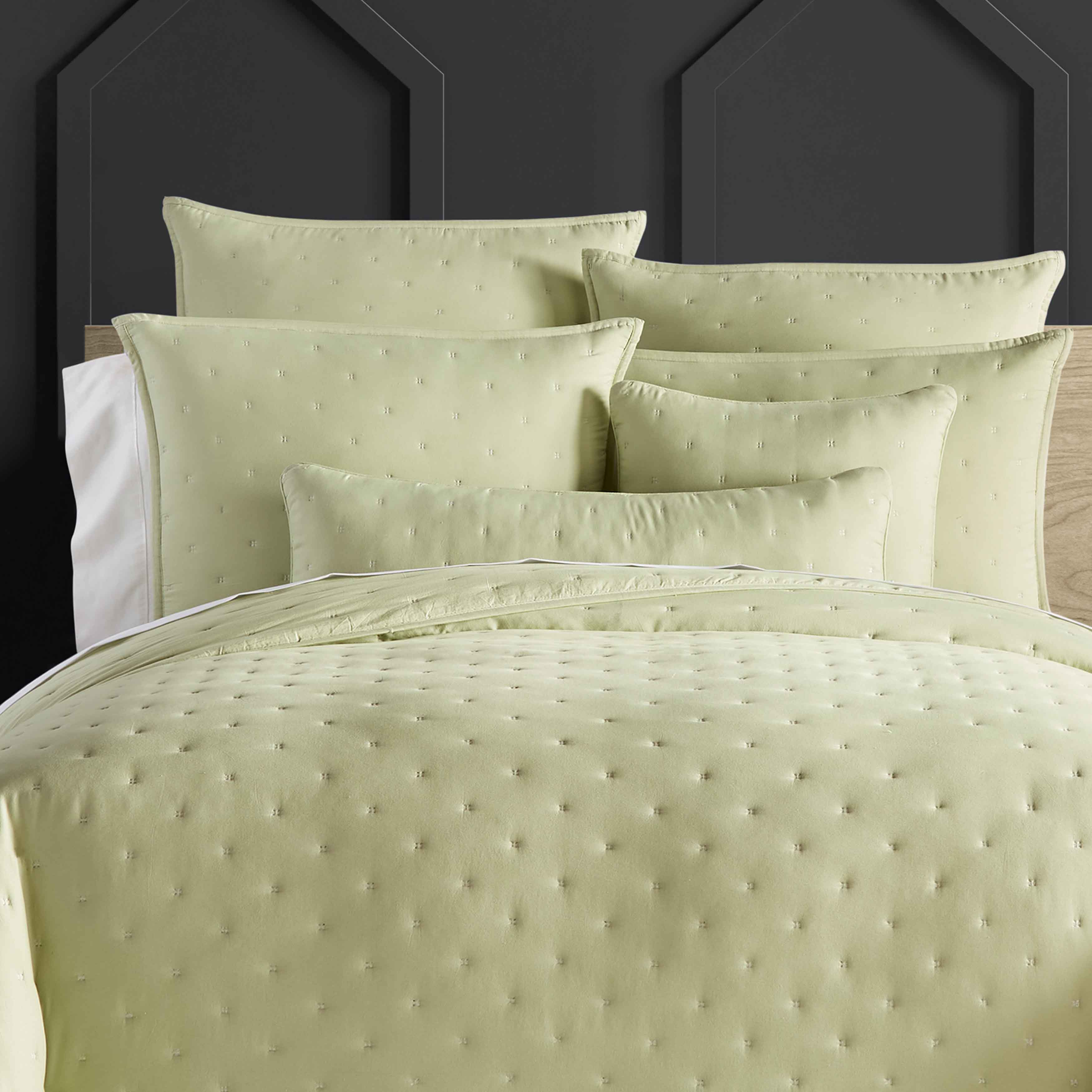 Vesper Green 3-Piece Quilt Set By J Queen Quilt Sets By J. Queen New York