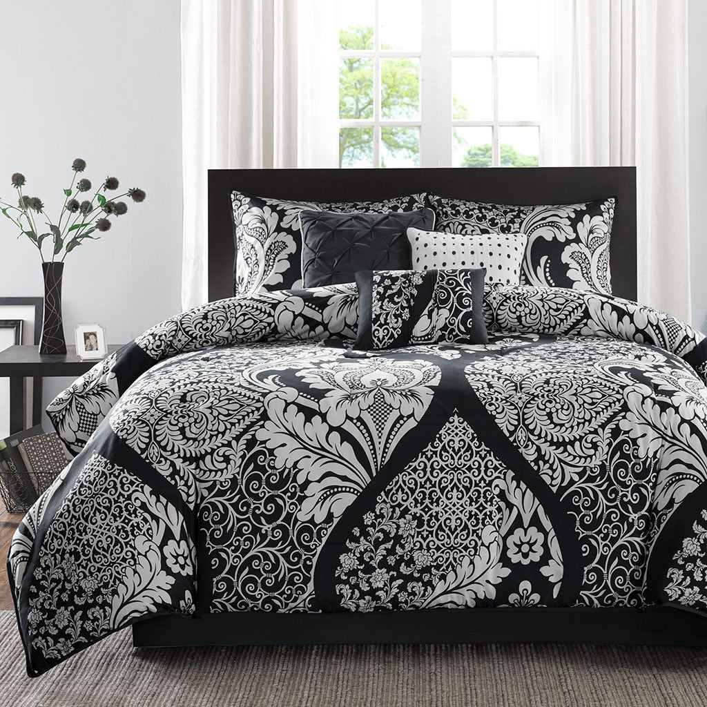 Zulekha 7-Piece Printed Comforter Set Comforter Sets By JLA HOME/Olliix (E & E Co., Ltd)
