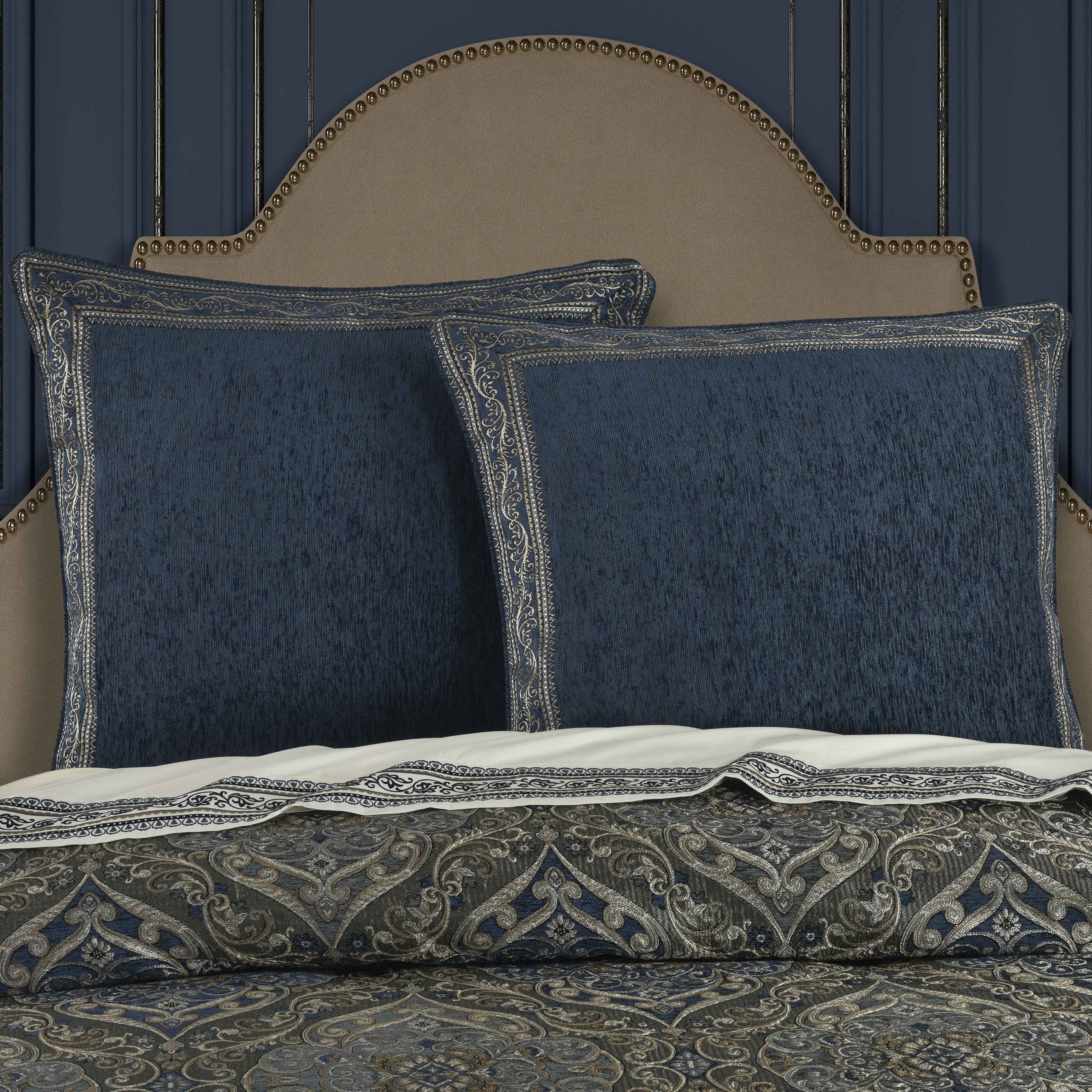 Weston Blue Euro Sham Euro Sham By J. Queen New York