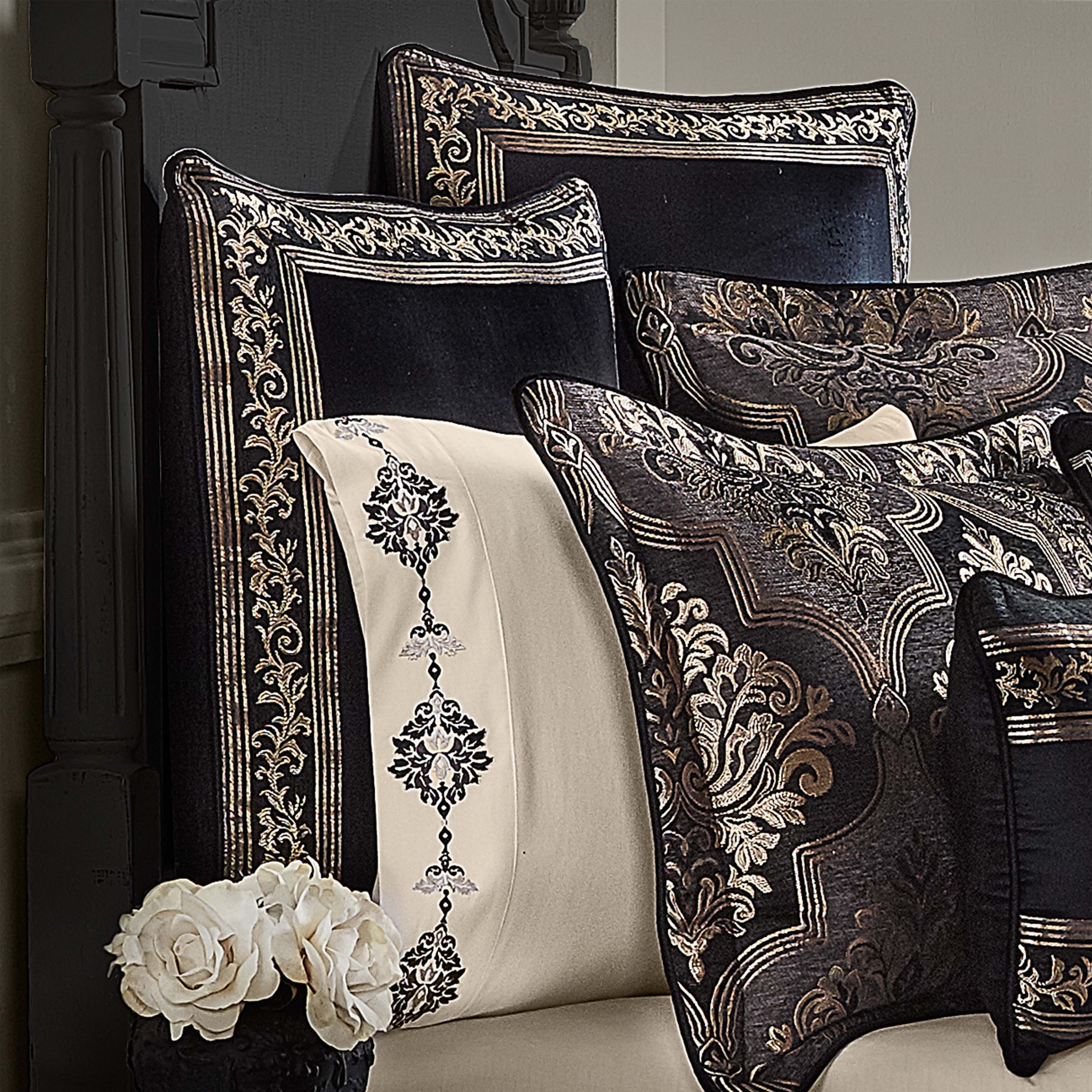 Windham Black Euro Sham By J Queen Euro Sham By J. Queen New York