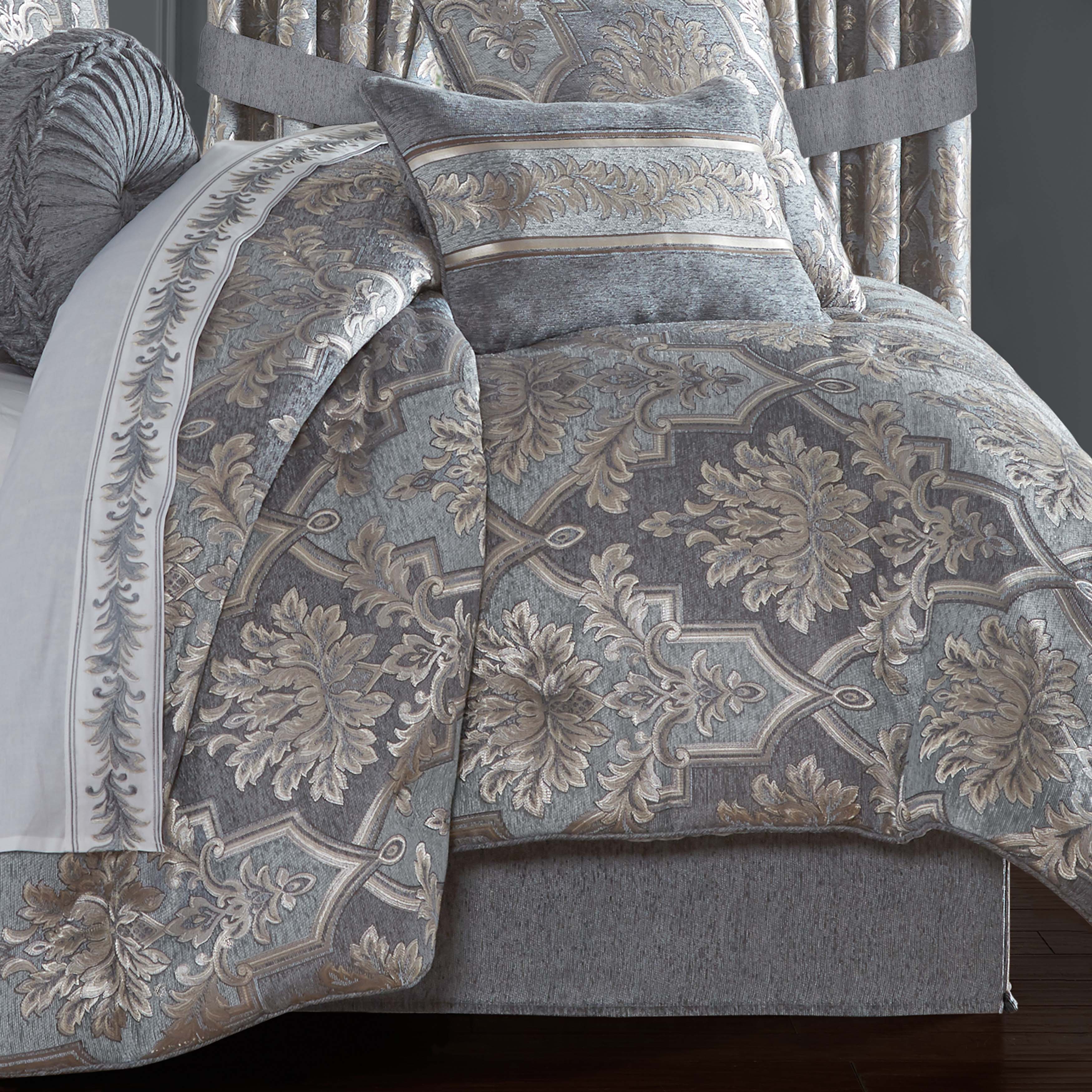 J Queen Woodhaven 4-Piece Comforter Set in King- Final Sale Comforter Sets By US Office - Latest-bedding