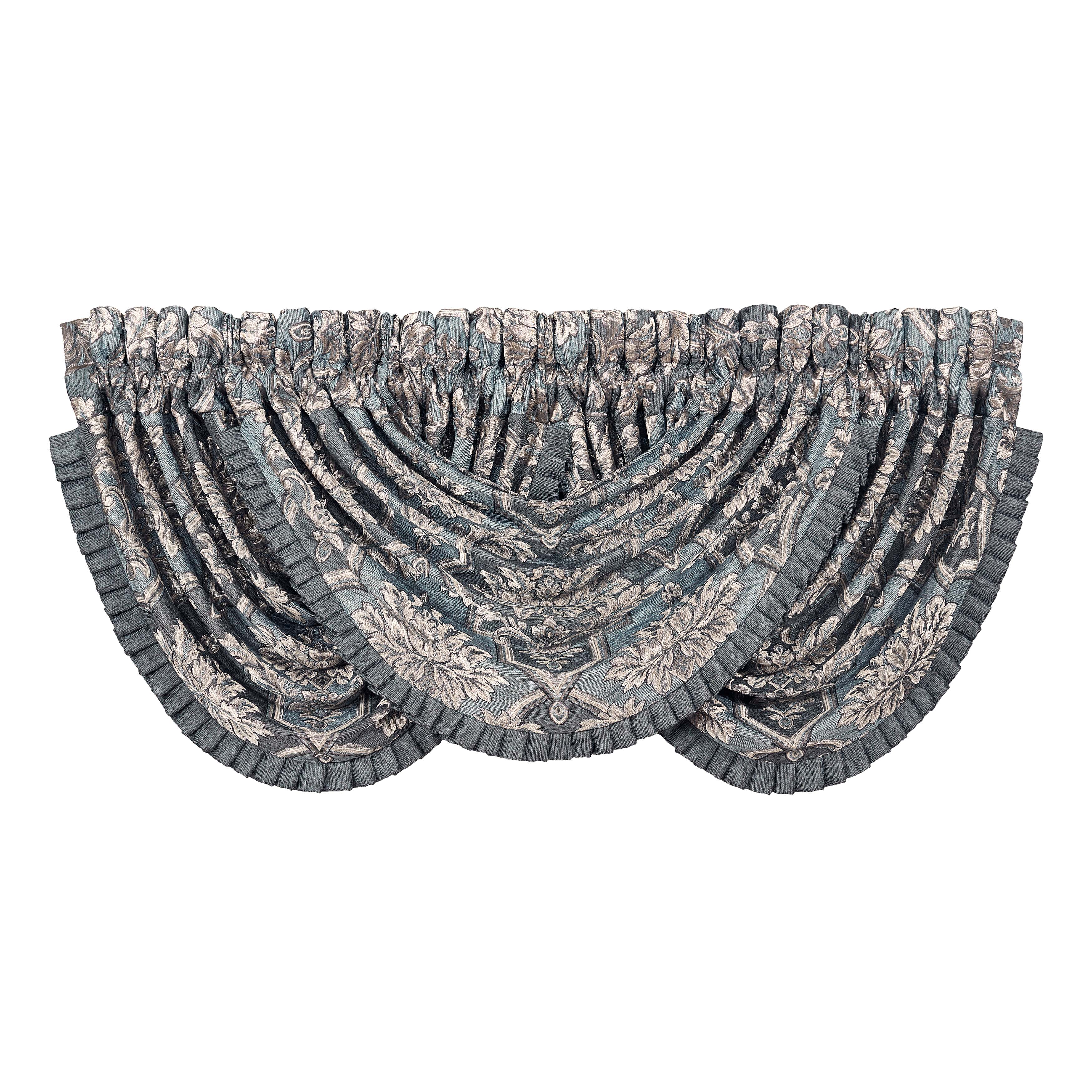 Woodhaven Waterfall Window Valance By J Queen Window Valances By J. Queen New York