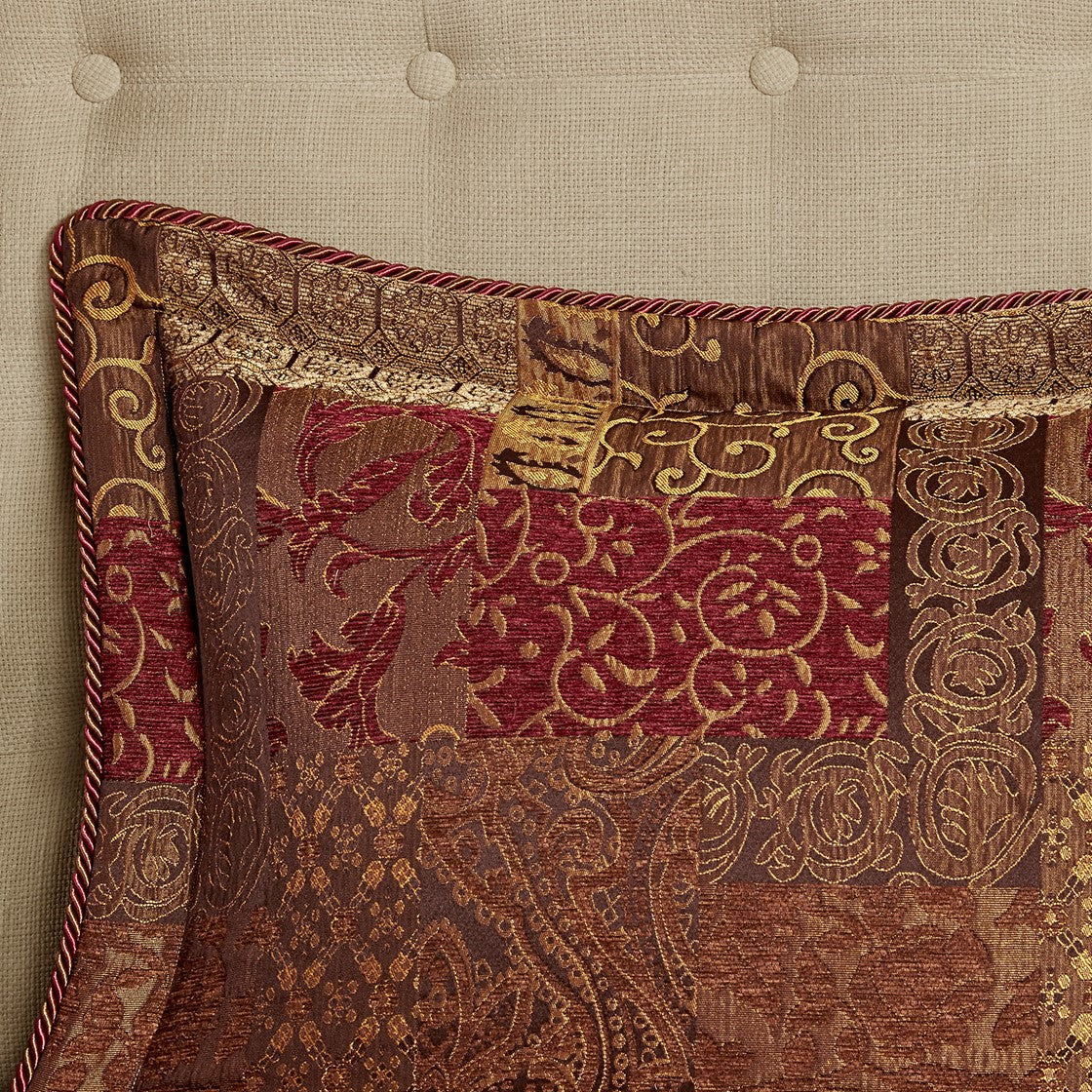 Galleria Red 4-Piece Comforter Set By Croscill Comforter Sets By Croscill Home LLC