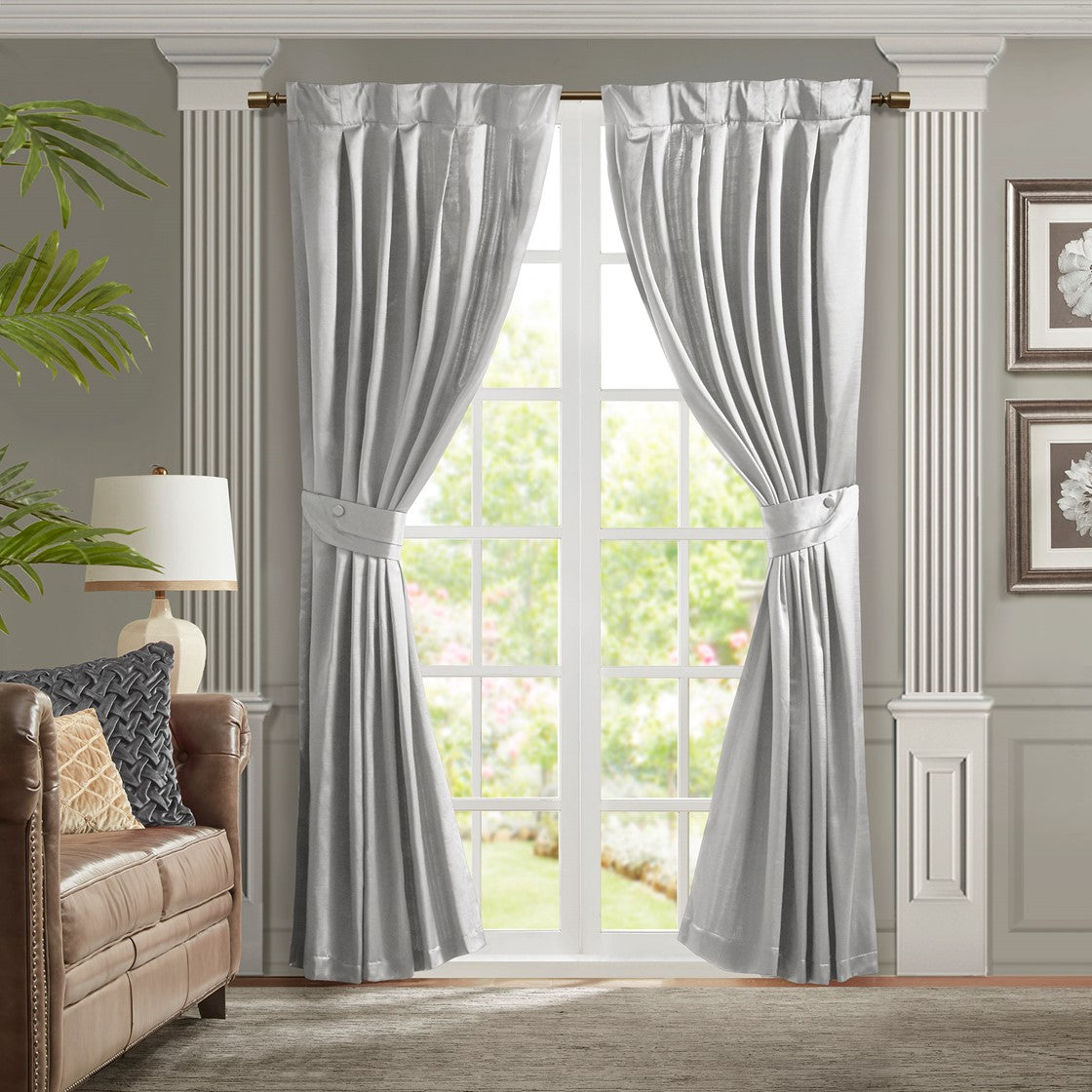 Avignon Silver Window Panel Window Panels By Croscill Home LLC