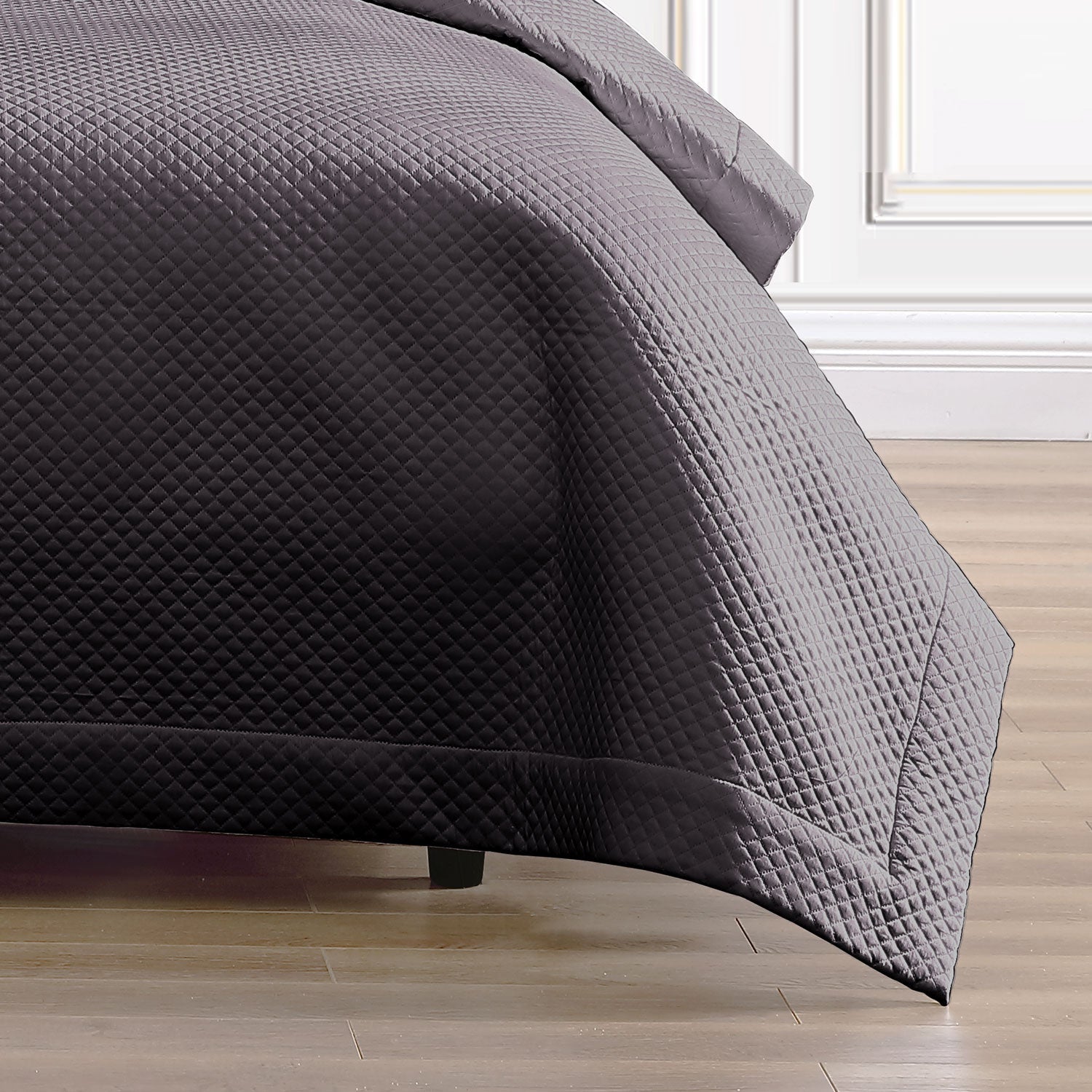Diamond Quilted Coverlet Set Coverlet By Pure Parima