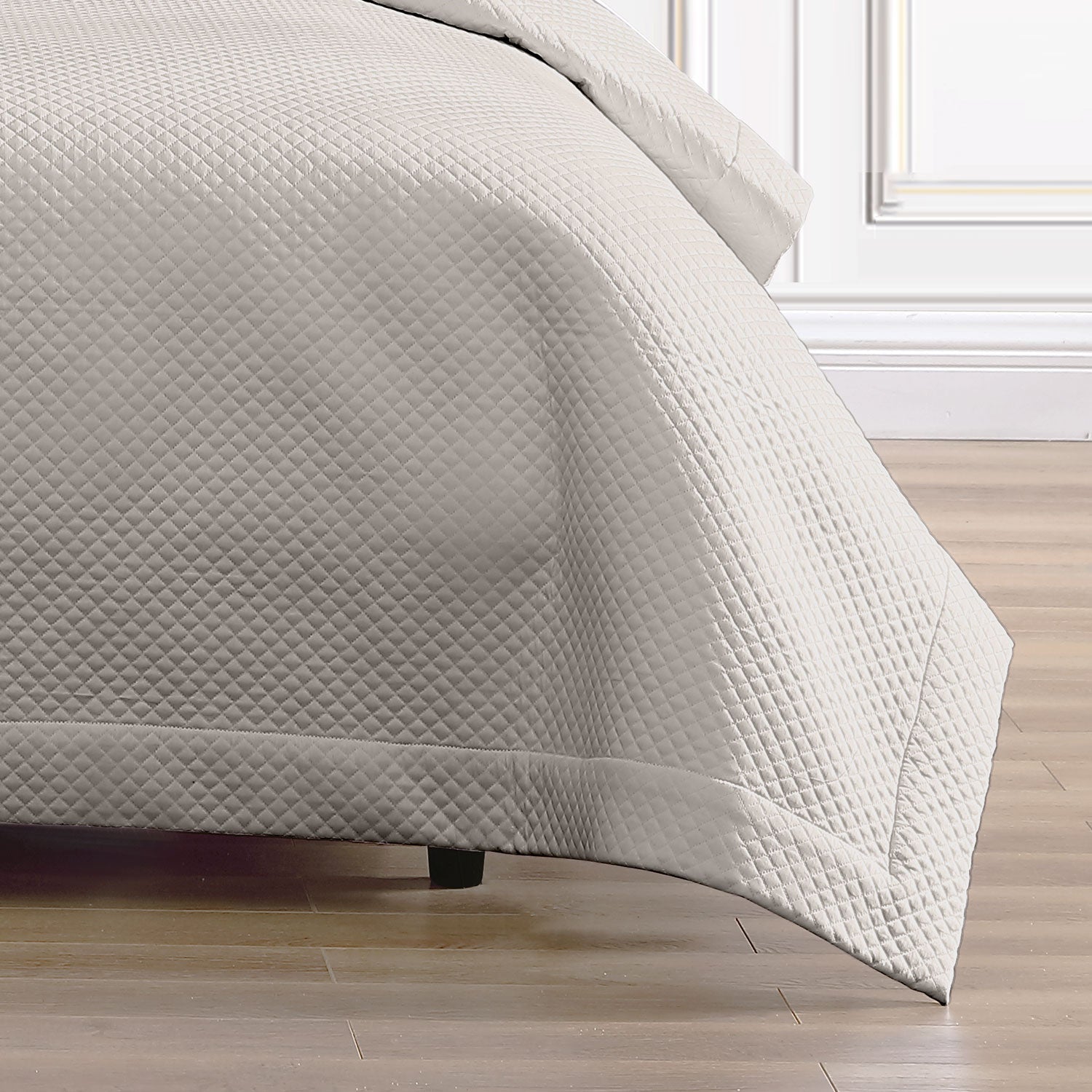 Diamond Quilted Coverlet Set Coverlet By Pure Parima