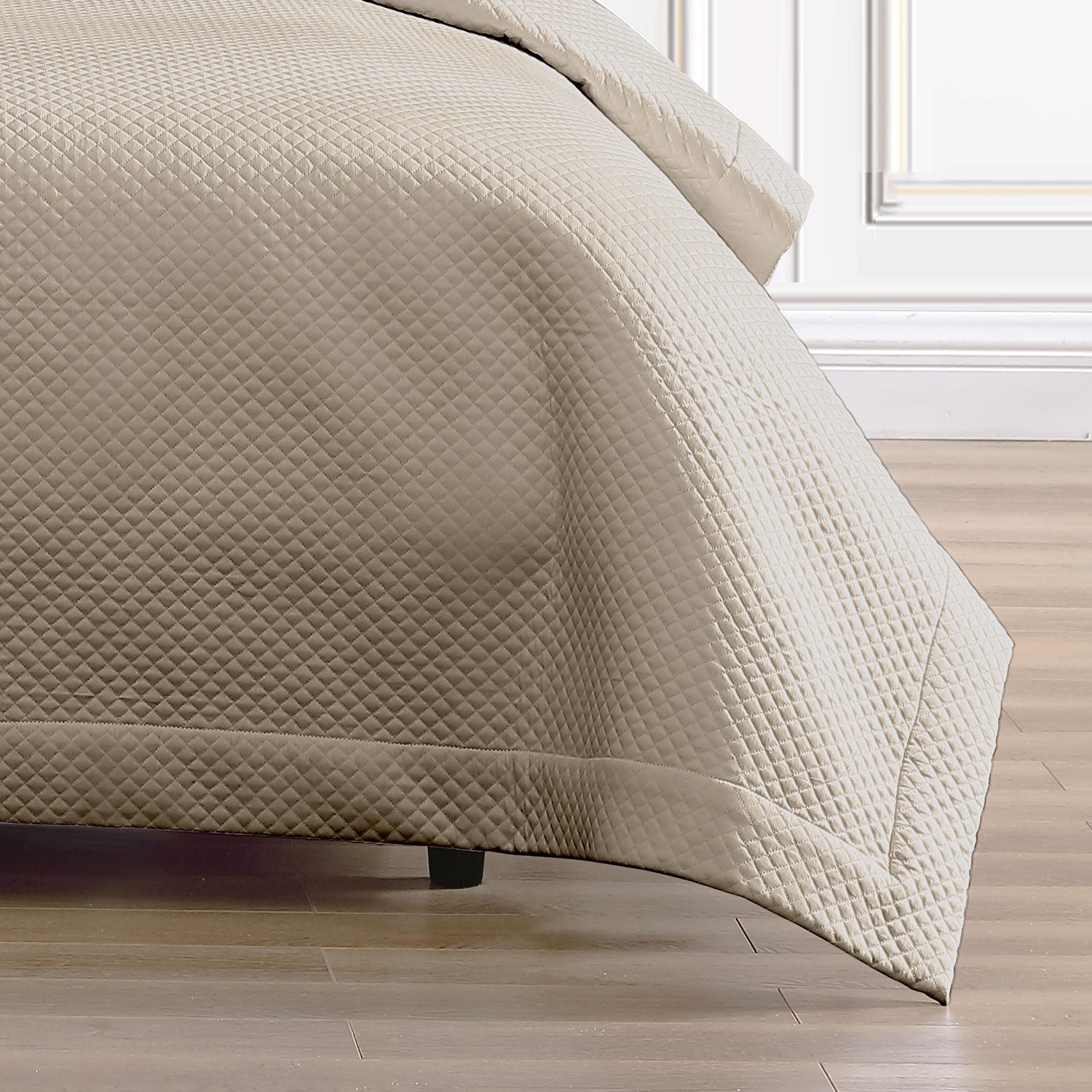 Diamond Quilted Coverlet Set Coverlet By Pure Parima