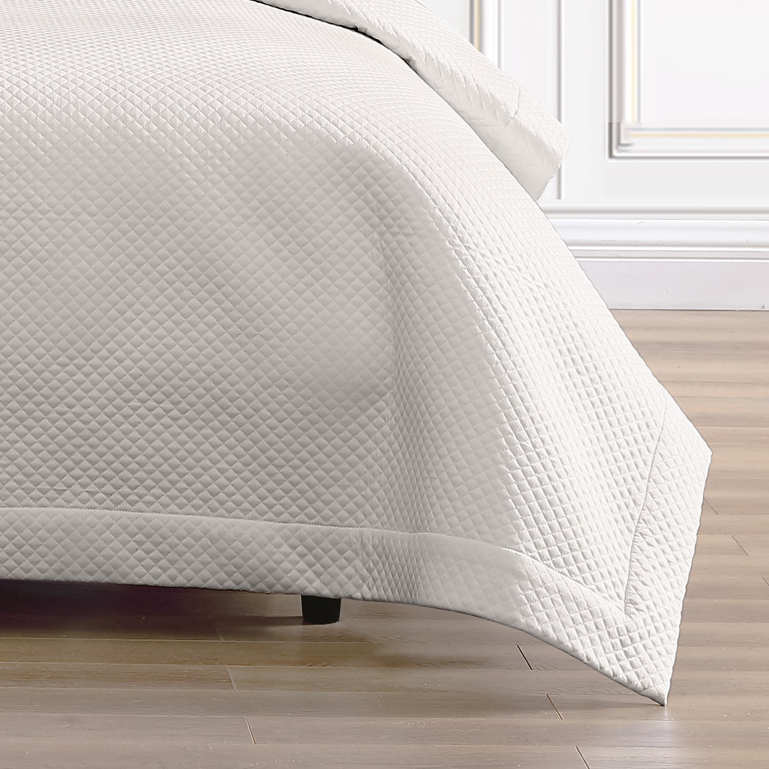 Diamond Quilted Coverlet Set Coverlet By Pure Parima
