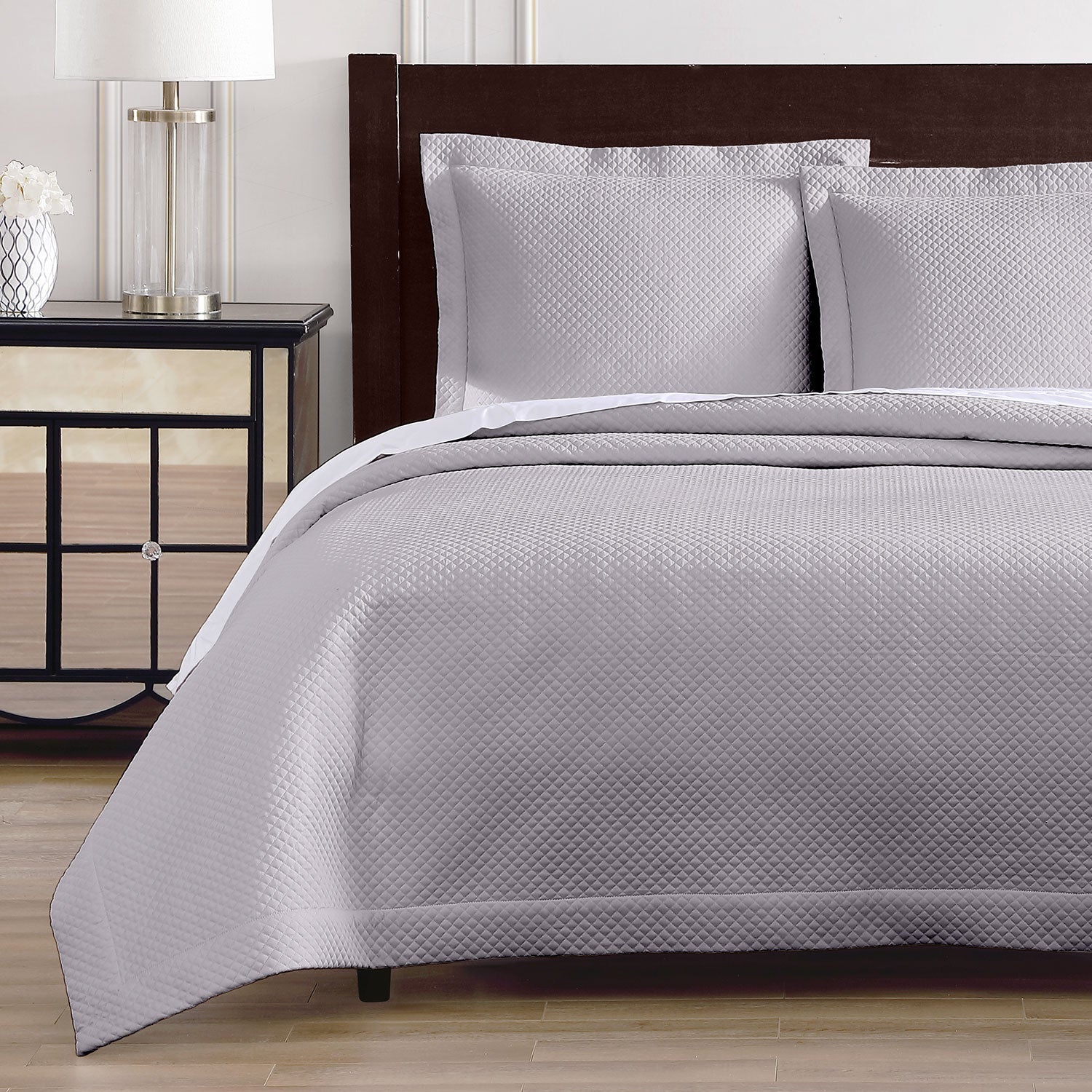 Diamond Quilted Coverlet Set Coverlet By Pure Parima