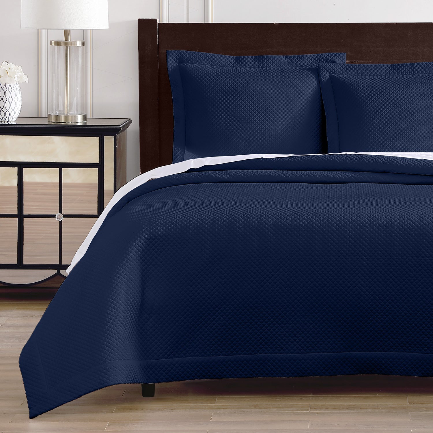 Diamond Quilted Coverlet Set Coverlet By Pure Parima