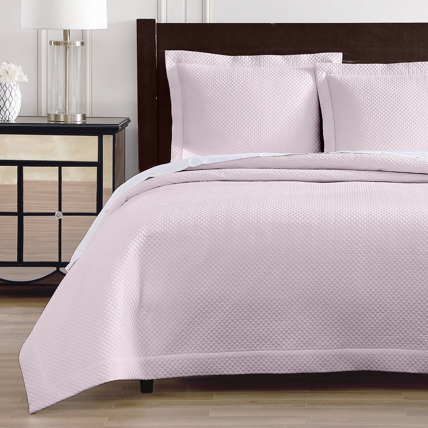 Diamond Quilted Coverlet Set Coverlet By Pure Parima