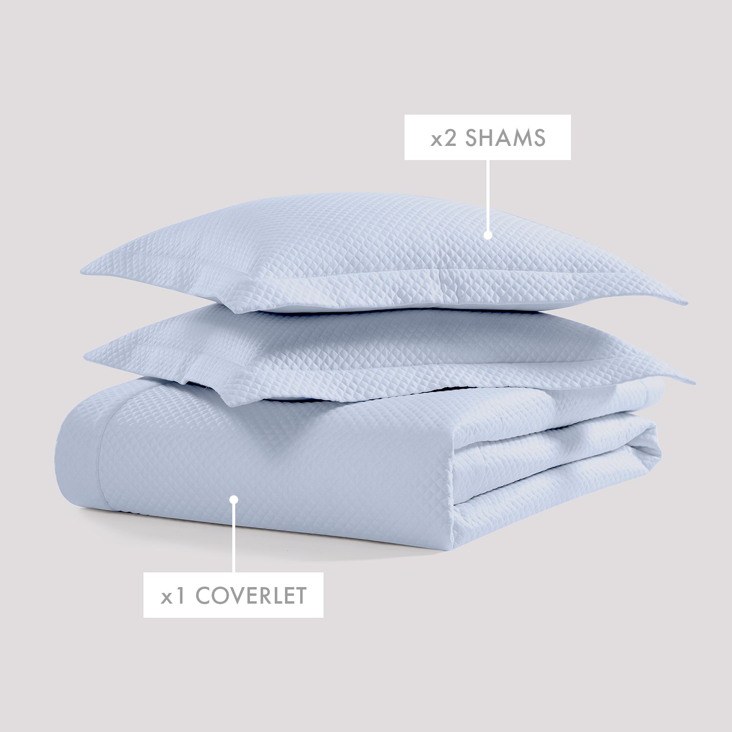Diamond Quilted Coverlet Set Coverlet By Pure Parima
