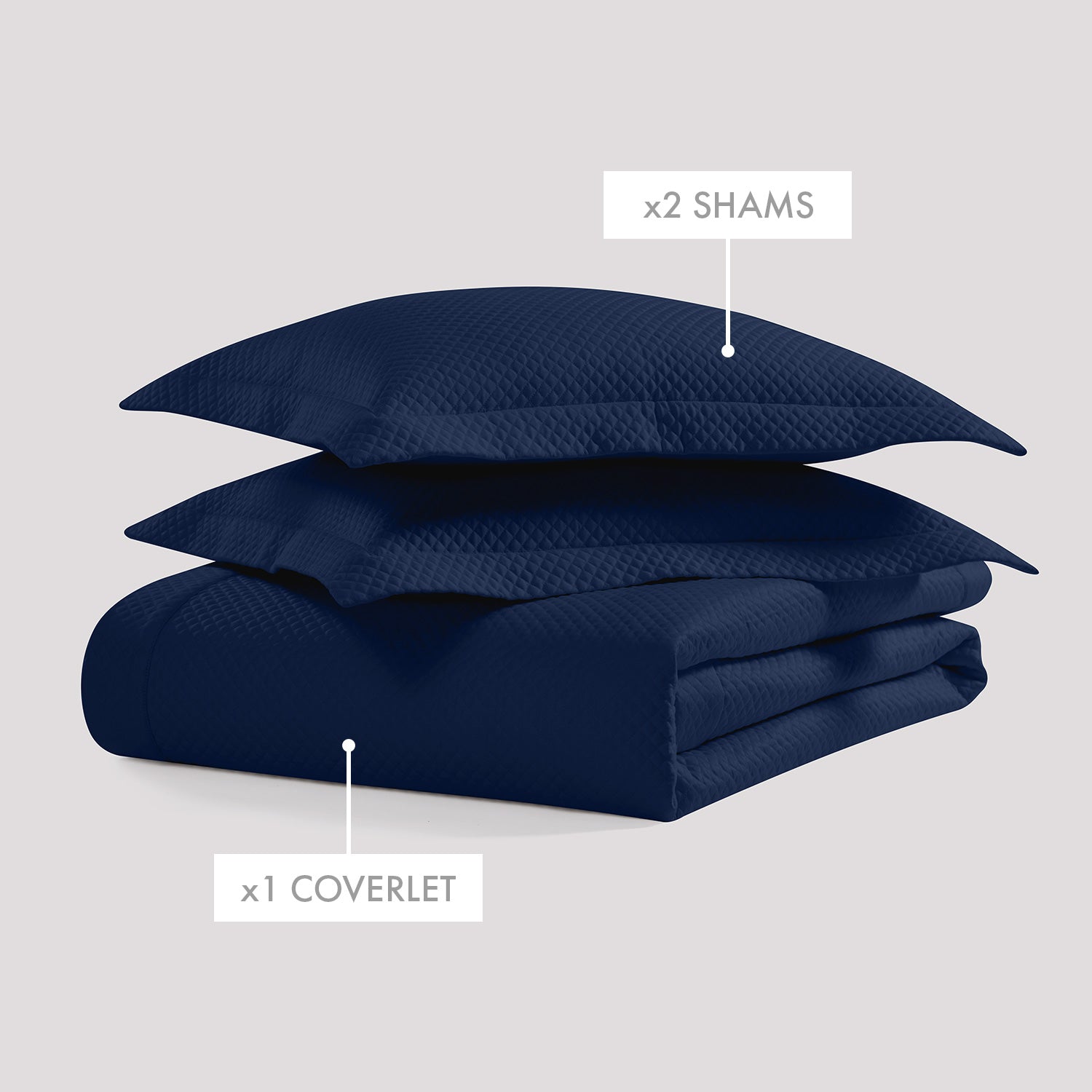 Diamond Quilted Coverlet Set Coverlet By Pure Parima