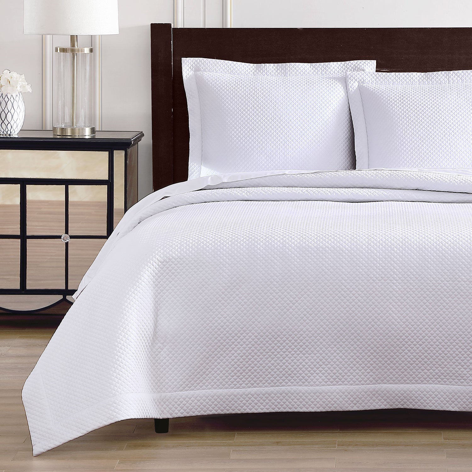 Diamond Quilted Coverlet Set Coverlet By Pure Parima