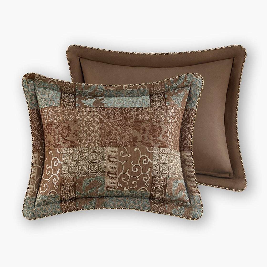 Galleria Brown 4-Piece Comforter Set By Croscill Comforter Sets By Croscill Home LLC