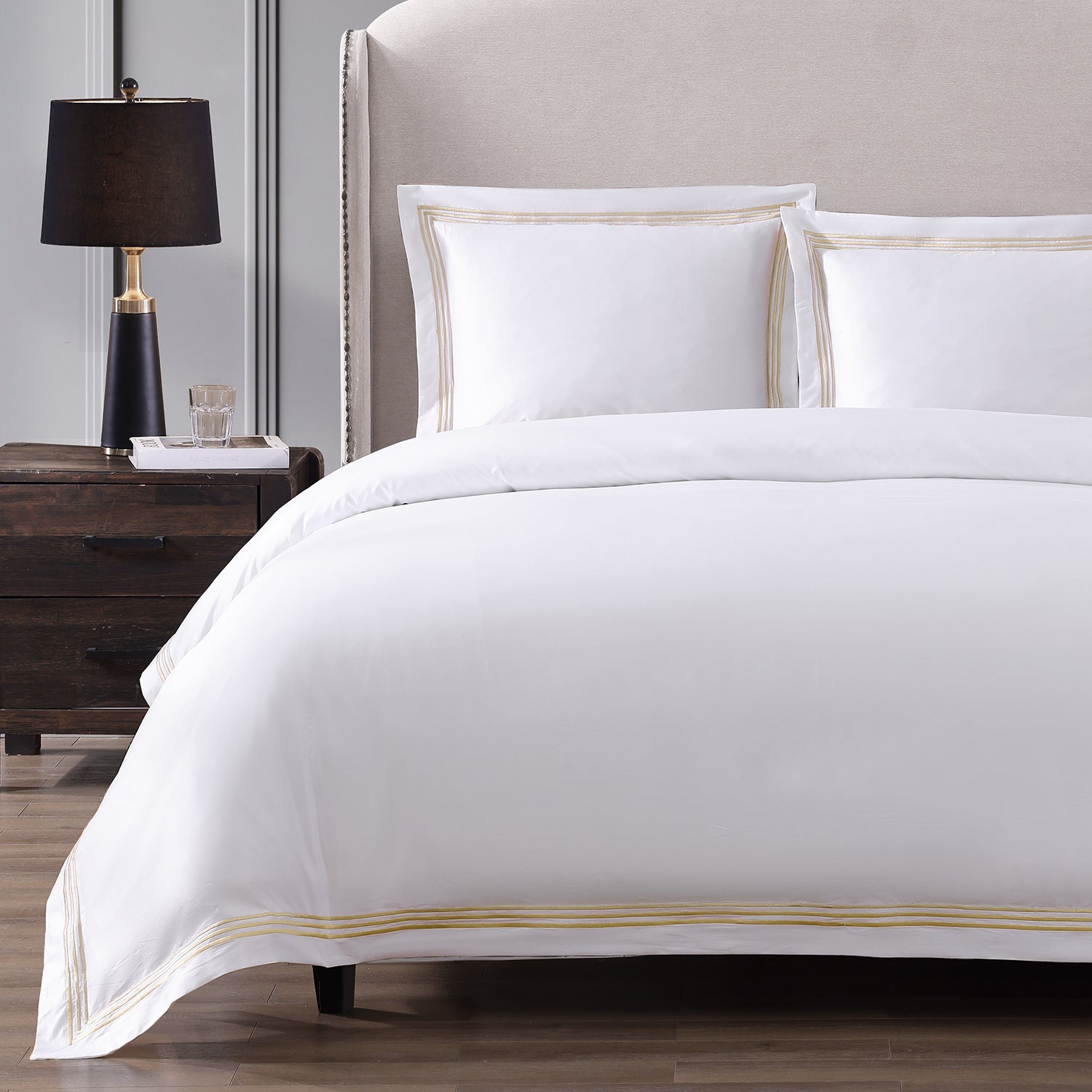 Triple Luxe Sateen Duvet Cover Set | Hotel Collection Duvet Covers By Pure Parima