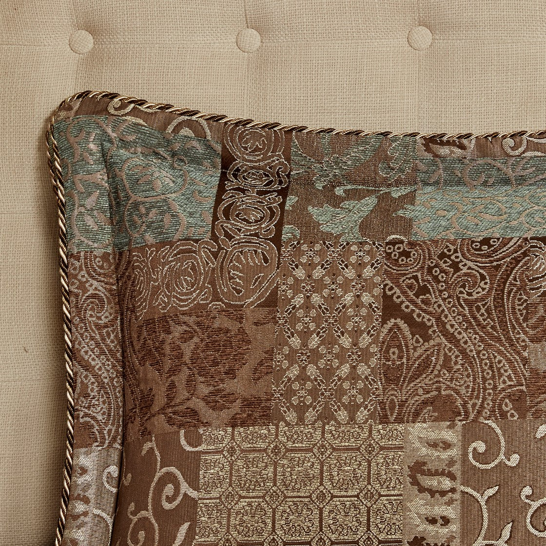 Galleria Brown 4-Piece Comforter Set By Croscill Comforter Sets By Croscill Home LLC