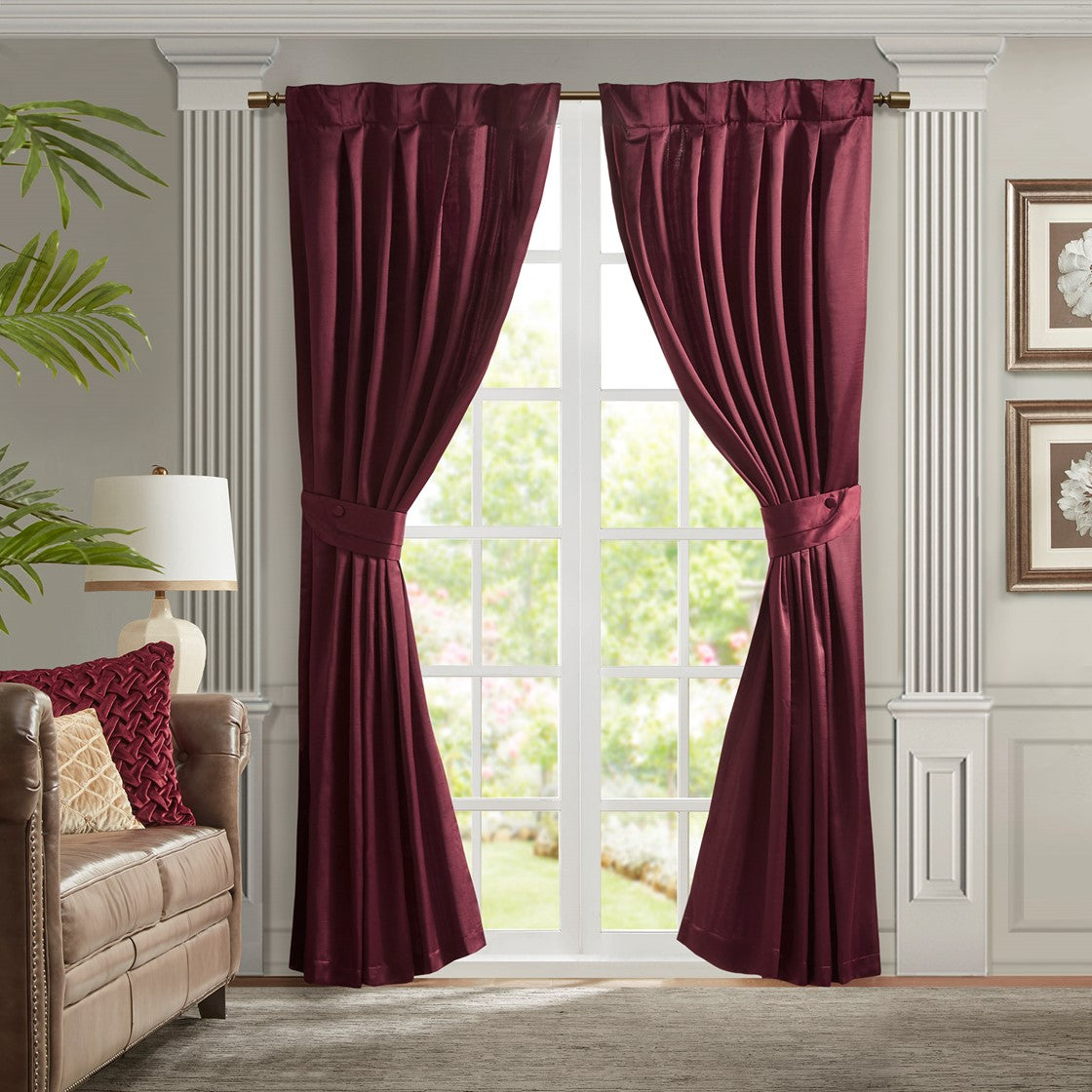 Avignon Burgundy Window Panel Window Panels By Croscill Home LLC