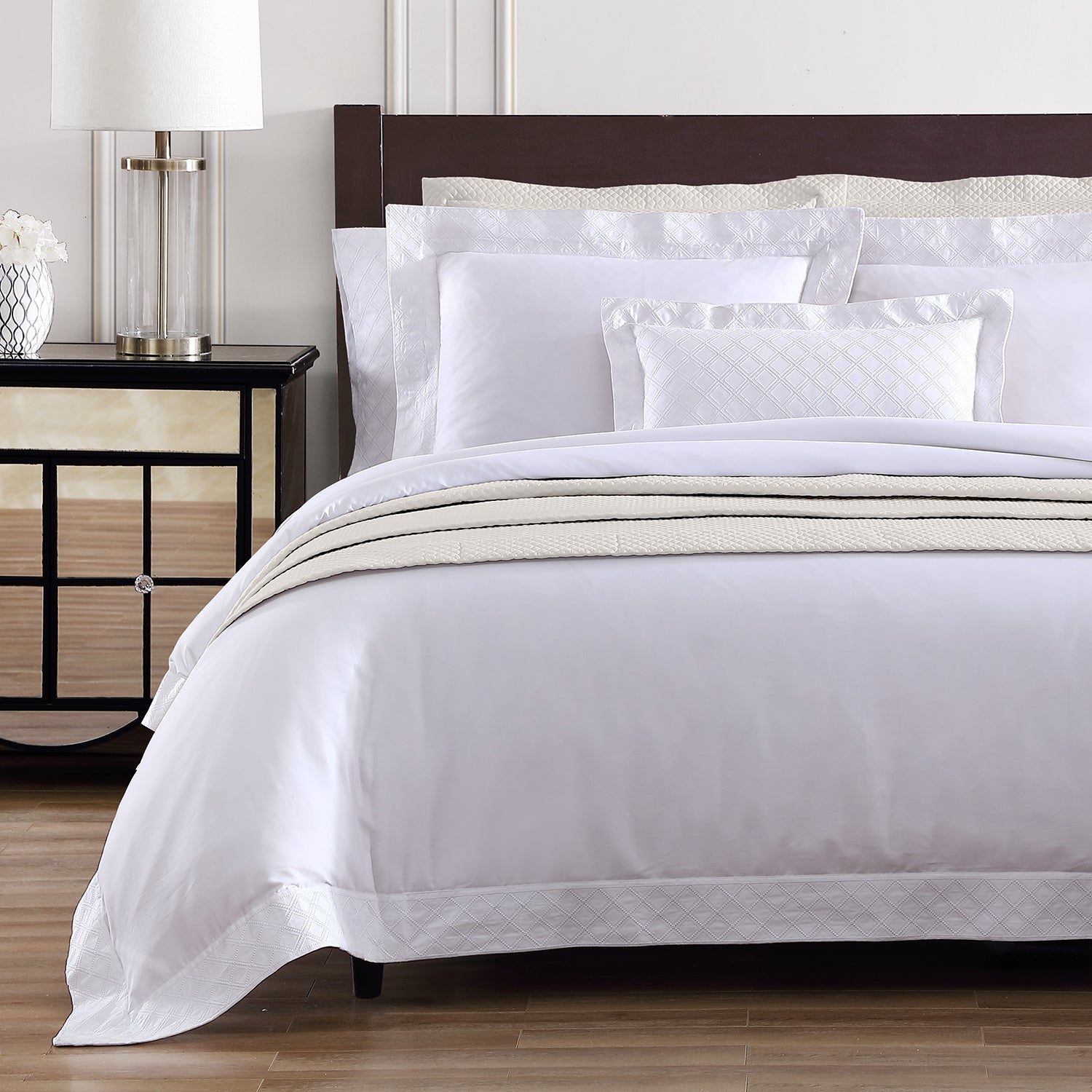 Diamond Quilted Coverlet Set Coverlet By Pure Parima