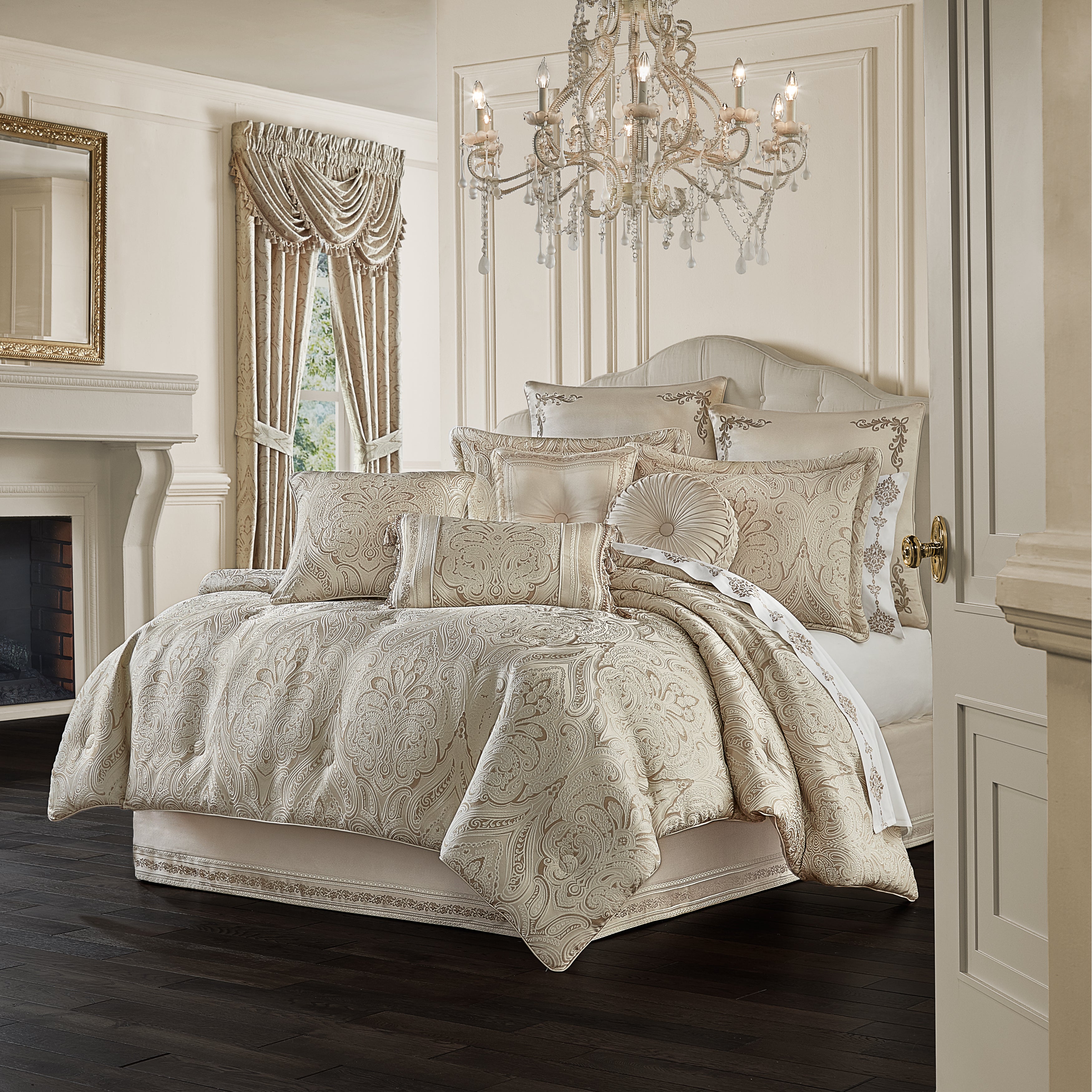 Trinity Champagne 4-Piece Comforter Set By J Queen Comforter Sets By J. Queen New York