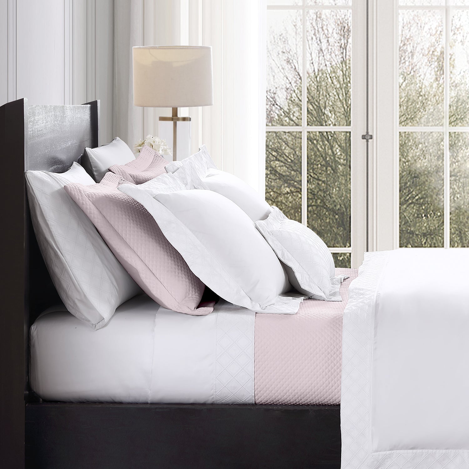 Diamond Quilted Coverlet Set Coverlet By Pure Parima