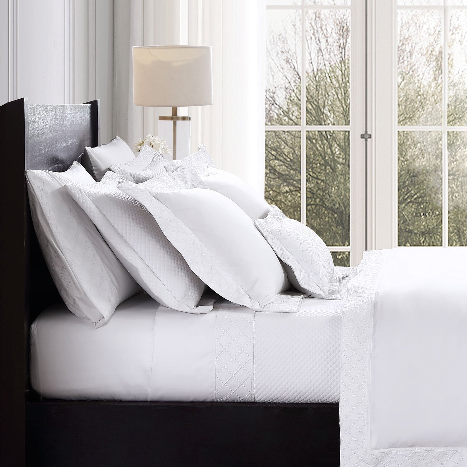 Diamond Quilted Coverlet Set Coverlet By Pure Parima
