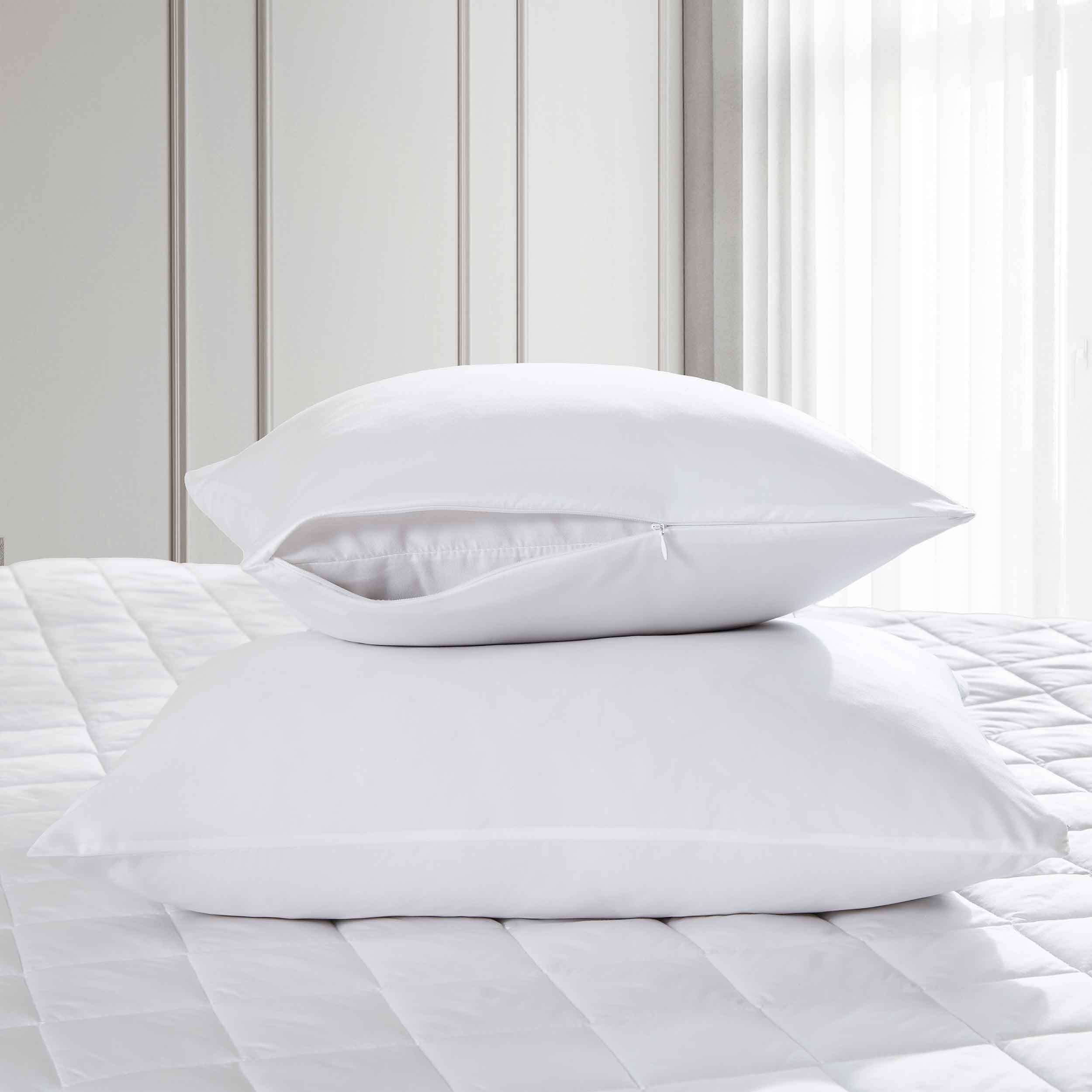Egyptian Cotton Sateen Pillow Protector Set Pillow Cover By Pure Parima