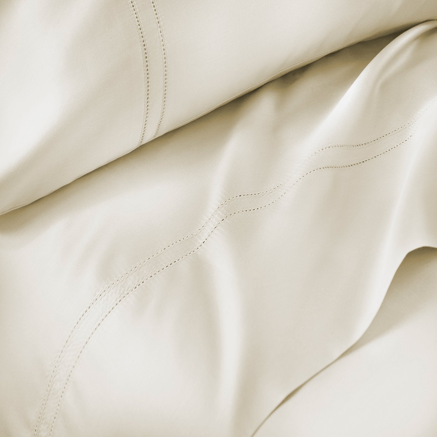 Yalda Ivory Sheet Set | 100% Certified Giza Egyptian Cotton Sheet Set By Pure Parima