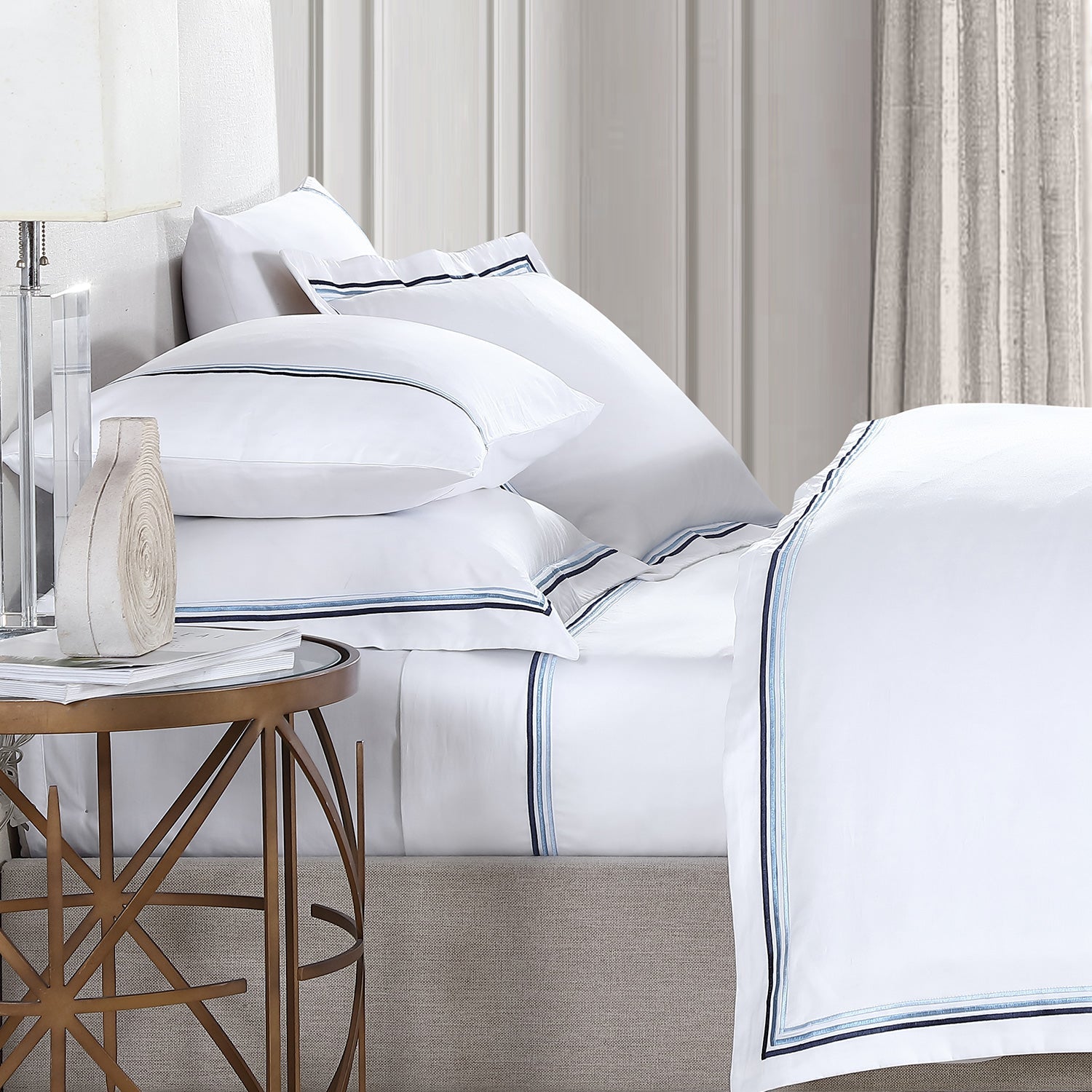 Triple Luxe Sateen Duvet Cover Set | Hotel Collection Duvet Covers By Pure Parima