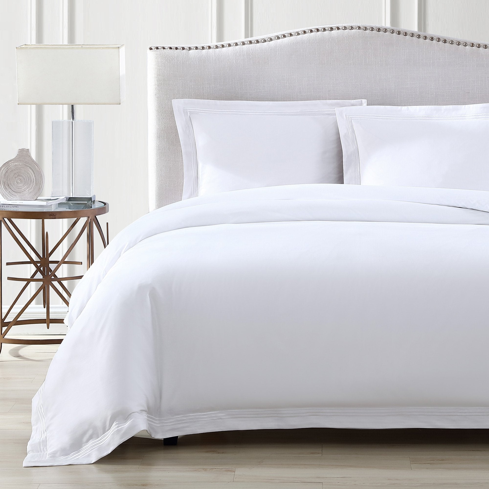 Triple Luxe Sateen Duvet Cover Set | Hotel Collection Duvet Covers By Pure Parima