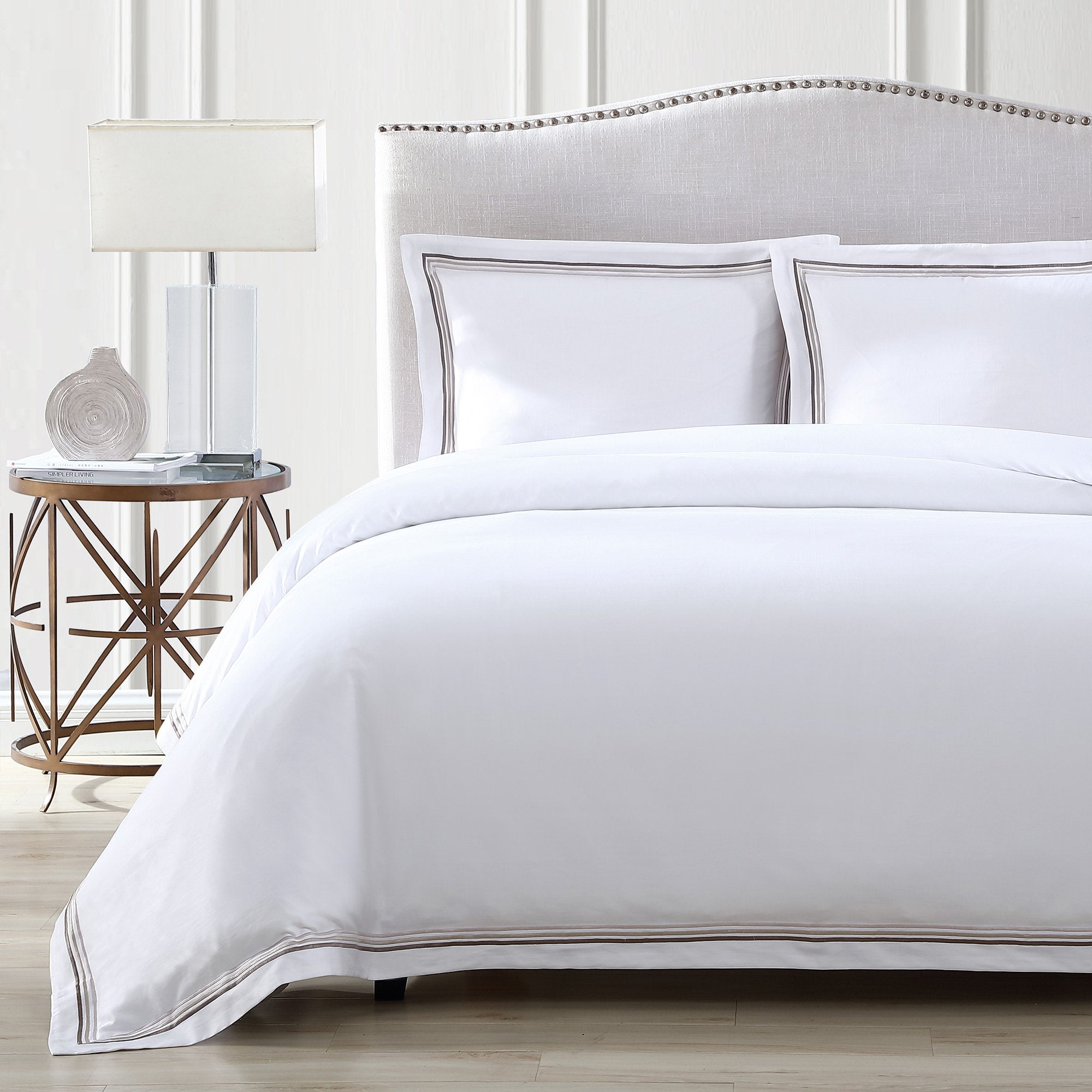 Triple Luxe Sateen Duvet Cover Set | Hotel Collection Duvet Covers By Pure Parima