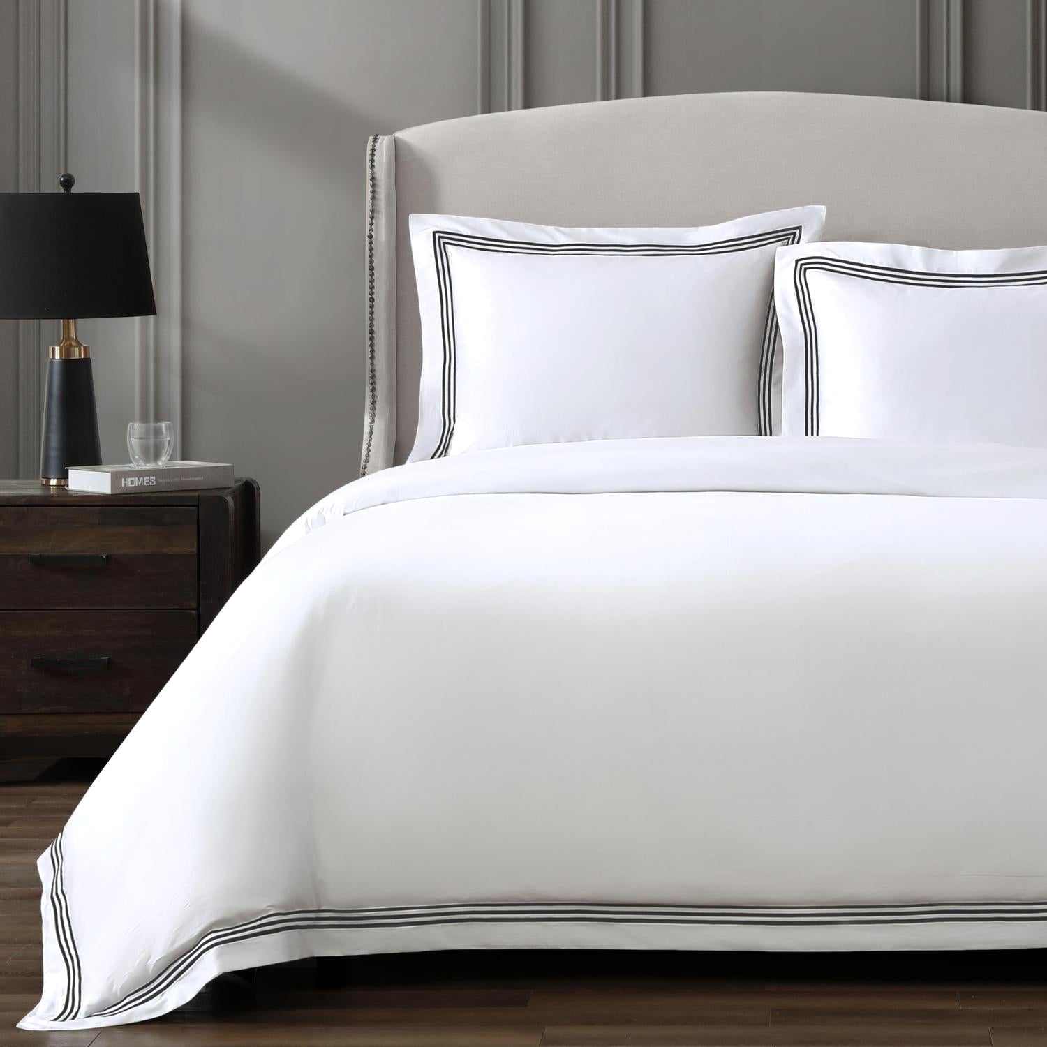 Triple Luxe Sateen Duvet Cover Set | Hotel Collection Duvet Covers By Pure Parima