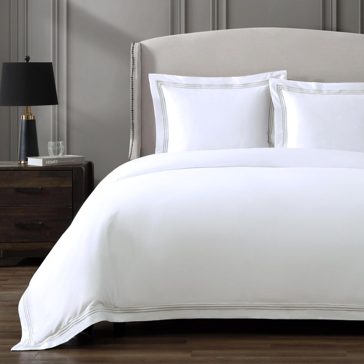 Triple Luxe Sateen Duvet Cover Set | Hotel Collection Duvet Covers By Pure Parima