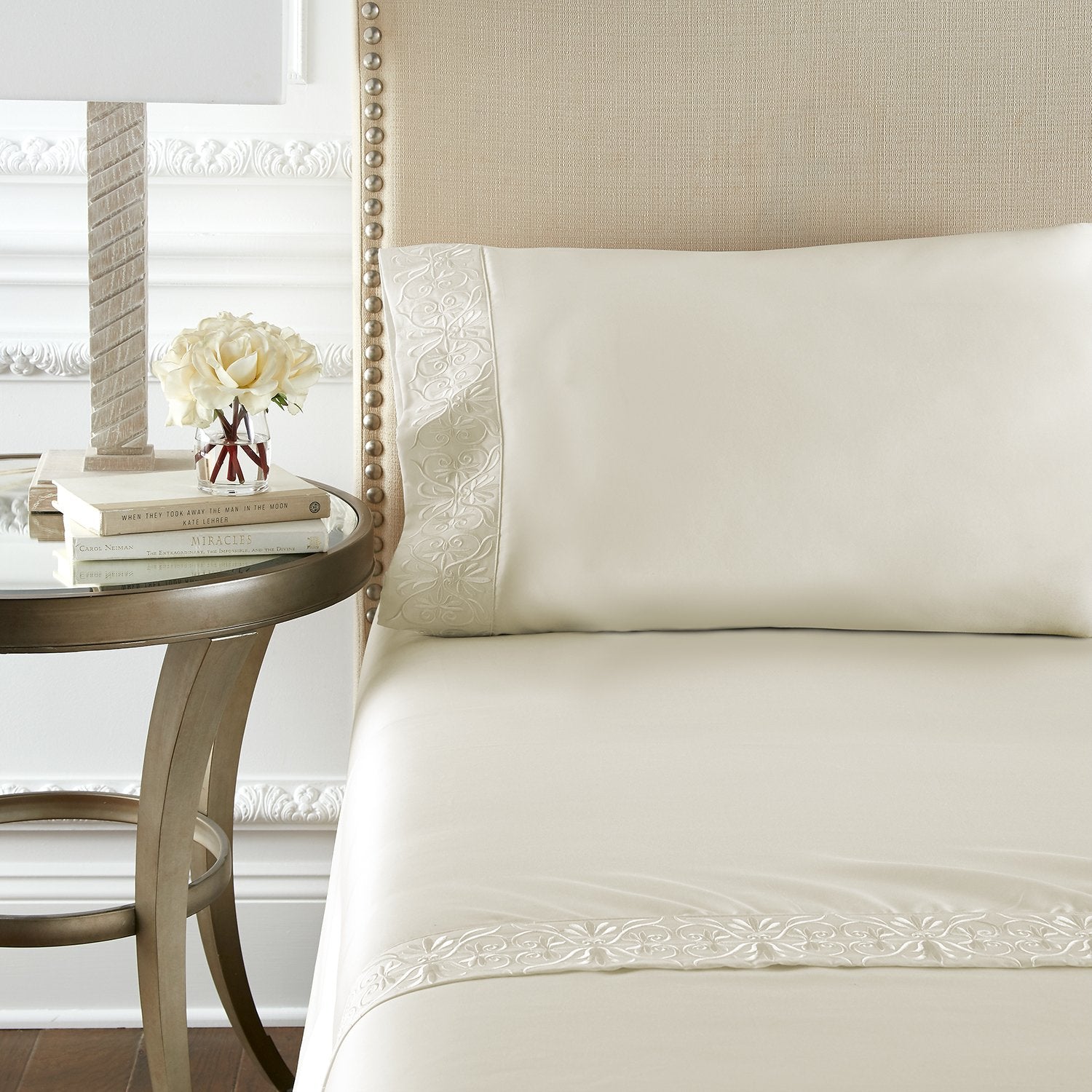 Ariane Sheet Set | 100% Certified Giza Egyptian Cotton Sheet Set By Pure Parima