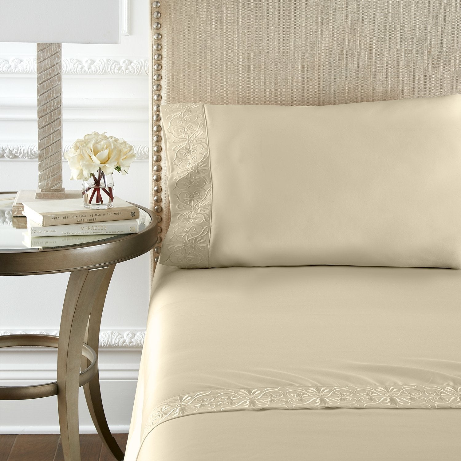 Ariane Sheet Set | 100% Certified Giza Egyptian Cotton Sheet Set By Pure Parima